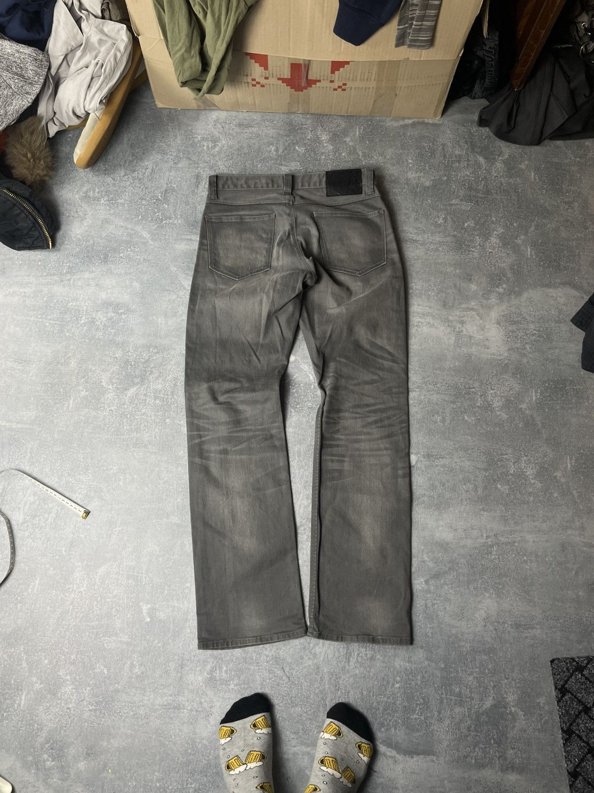 Japanese Brand Rare Japan Back Number faded denim jeans Size US 31 - 1 Thumbnail