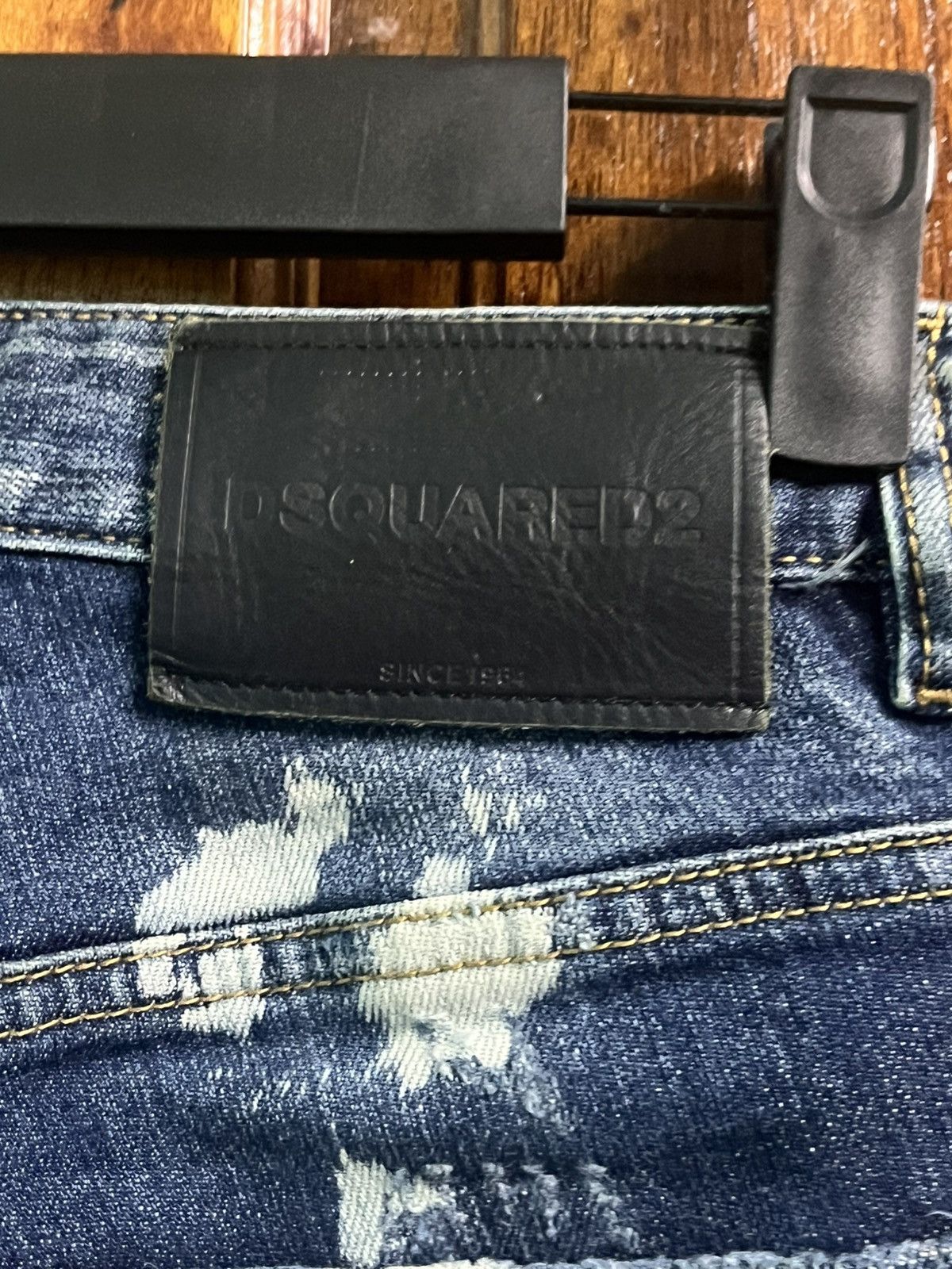Dsquared2 DSQUARED2 Graffiti Skiny Slim Fit Denim Jeans Size US 34 / EU 50 - 10 Thumbnail