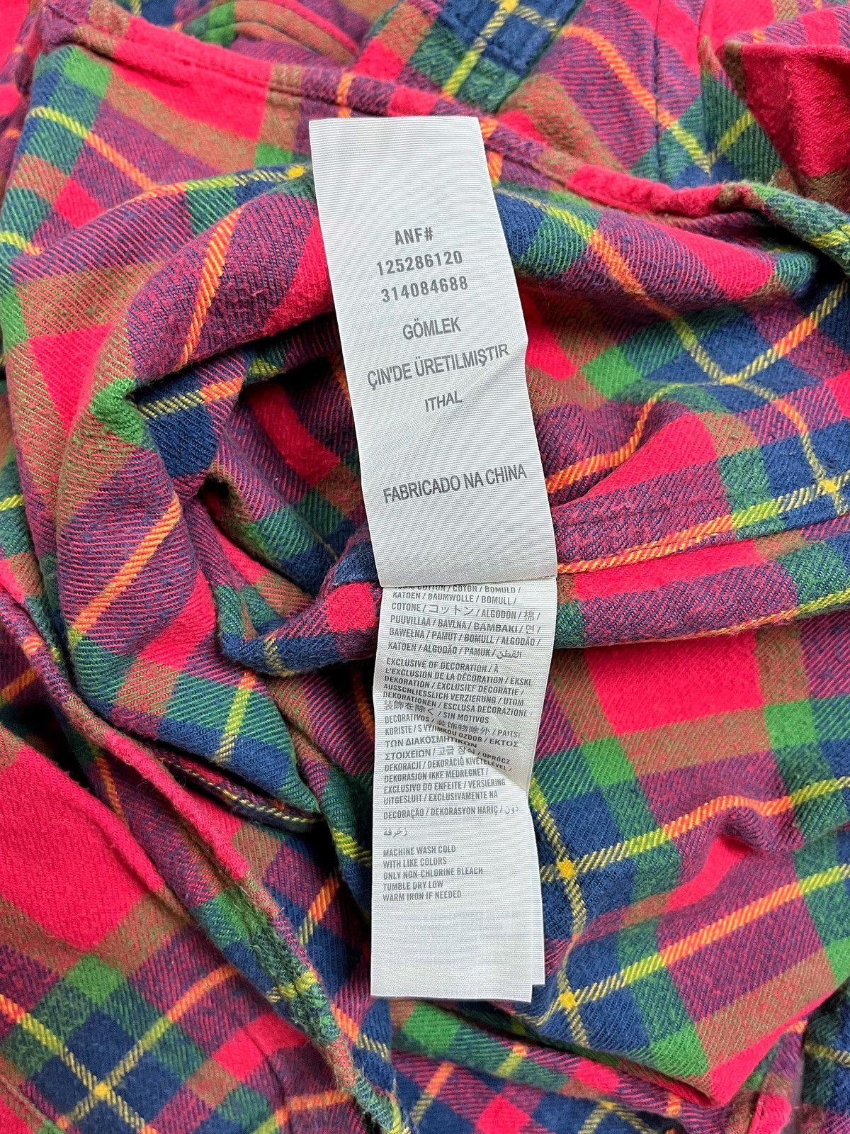 Abercrombie & Fitch × Vintage Y2K Abercrombie & Fitch Double Pocket Plaid Flannel Size US M / EU 48-50 / 2 - 8 Thumbnail