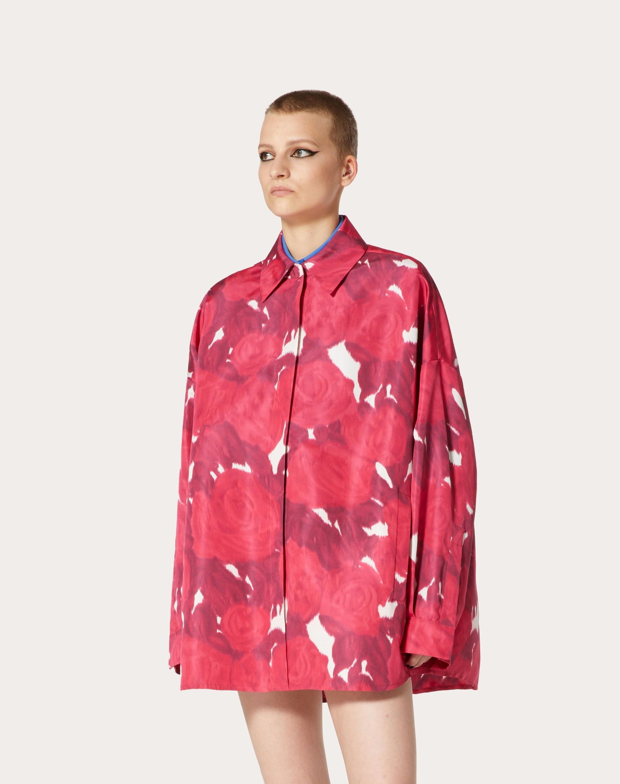 Valentino o1y0226 Silk Coat in Multicolor Size S / US 4 / IT 40 - 2 Thumbnail