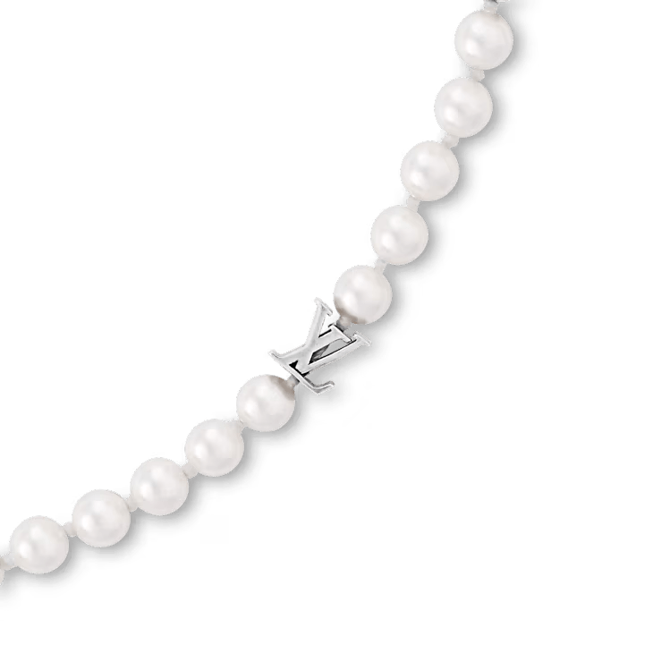 Louis Vuitton Monogram Slim Pearls Necklace Size ONE SIZE - 2 Thumbnail