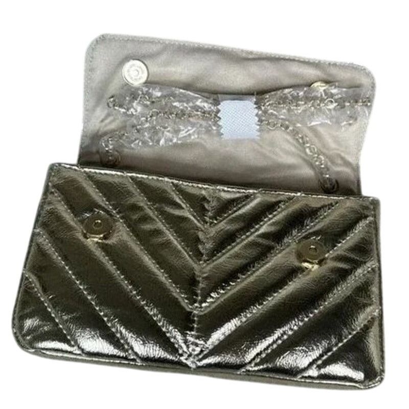 Nicole Miller NICOLE MILLER Gold Evening Purse Chain Strap Crossbody | NWT Size ONE SIZE - 2 Thumbnail