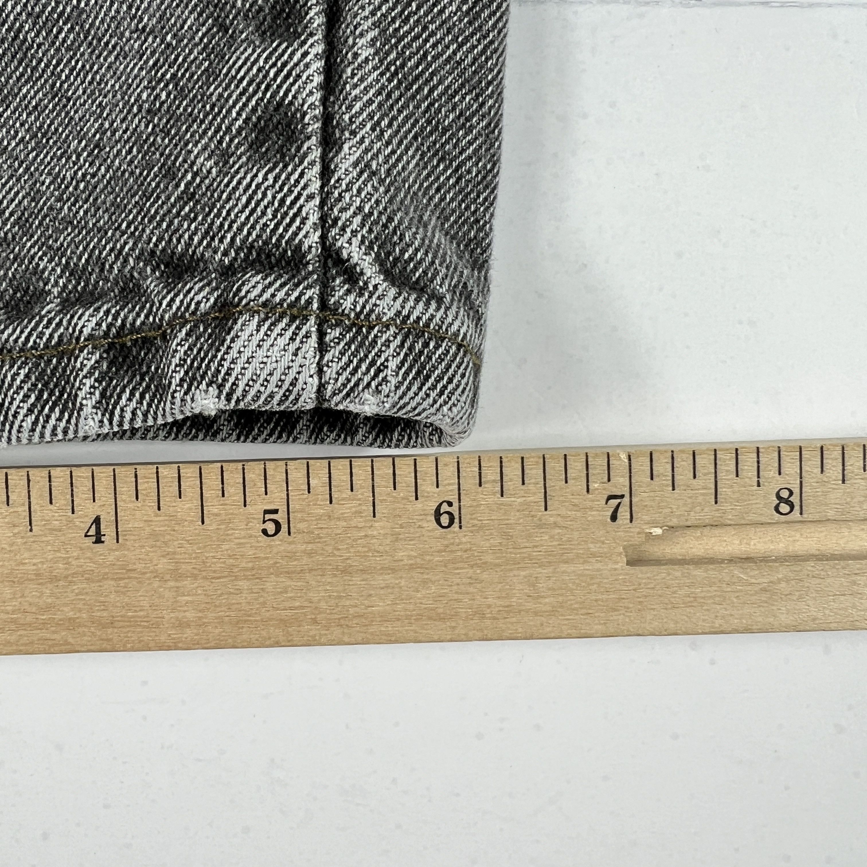 Levi's × Vintage VTG 80s Levi's Jean 550 Relaxed Black Faded Thrashed Denim Size US 30 / EU 46 - 19 Thumbnail
