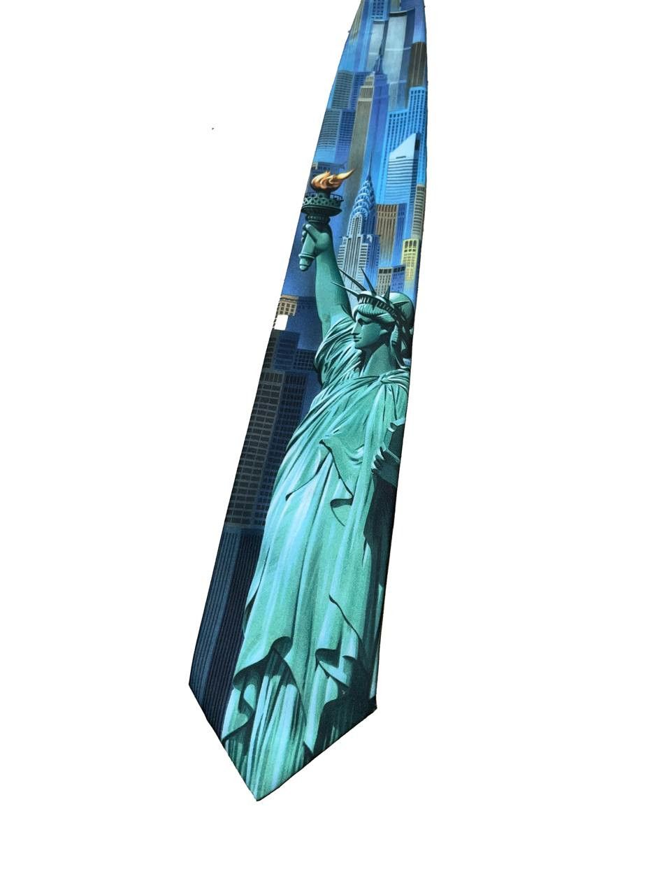 Vintage Rare "Statue of Liberty" Tie Size ONE SIZE - 2 Thumbnail