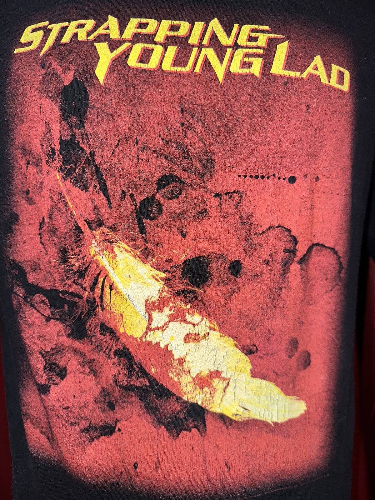 Band Tees × Vintage Vintage Strapping Young Lad Tshirt Metal Band Tee Size US L / EU 52-54 / 3 - 2 Thumbnail