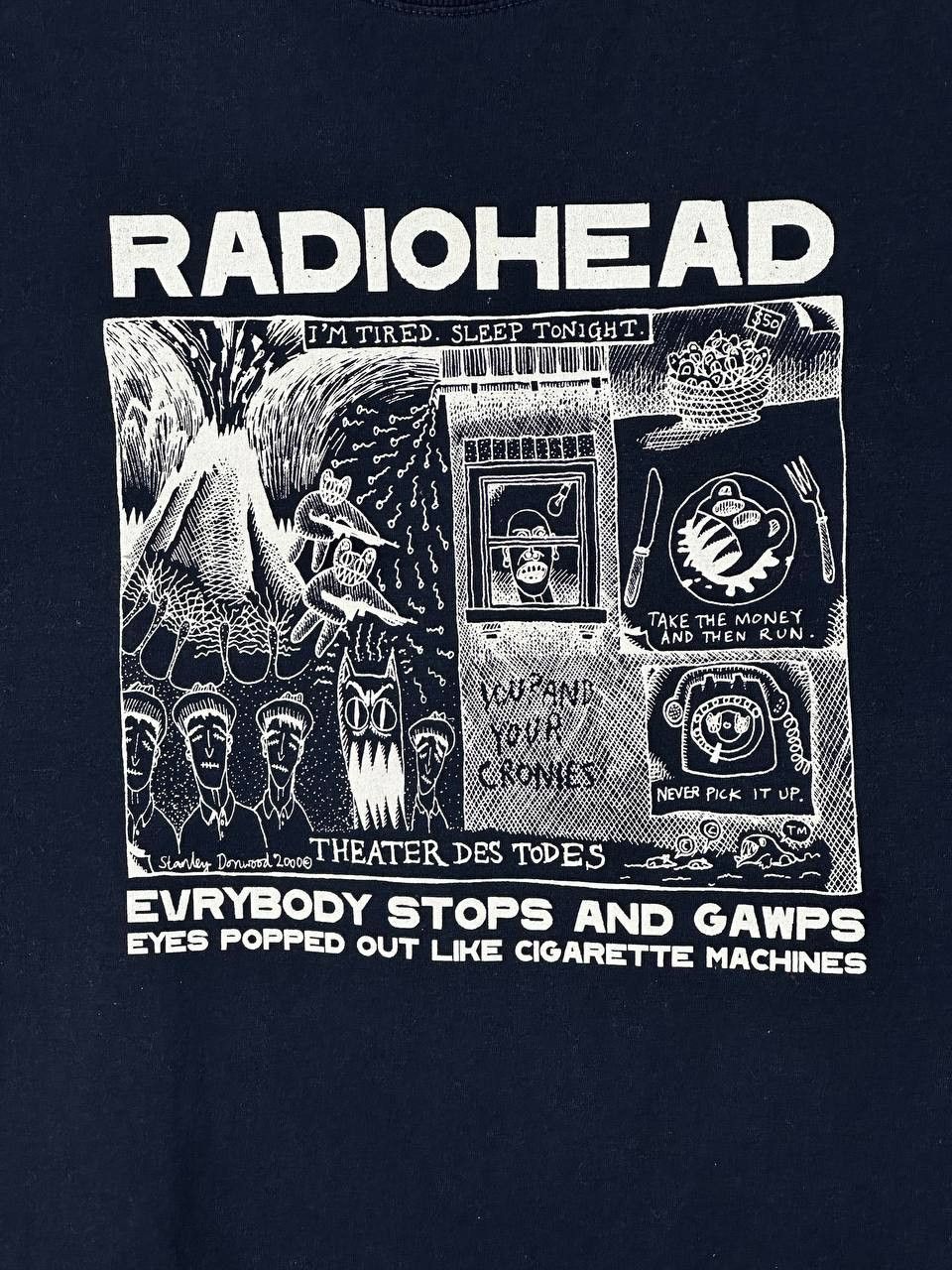Japanese Brand Radiohead T-shirt Punk Band Cotton Vintage Size US S / EU 44-46 / 1 - 4 Thumbnail