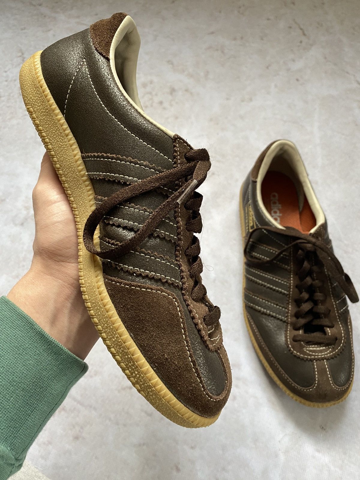 Adidas × Vintage Rare Adidas Universal 2007 Samba Brown Shoes Size US 7 Size US 7 / EU 40 - 6 Thumbnail