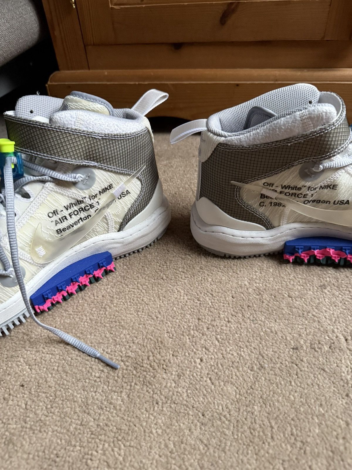 Nike × Off-White Nike x Off-White Air Force 1 high trainers UK9 EU 43 Size US 10 / EU 43 - 9 Thumbnail