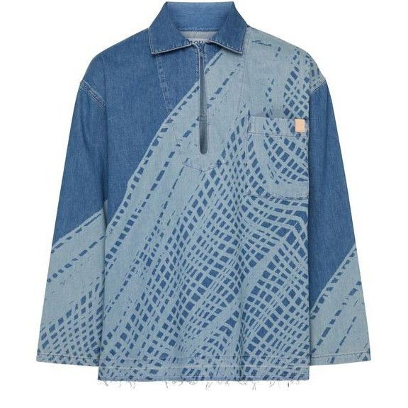Loewe LOEWE Blue Denim Jacket New & Authentic (Men's size:XL;) Size US XL / EU 56 / 4 - 1 Thumbnail