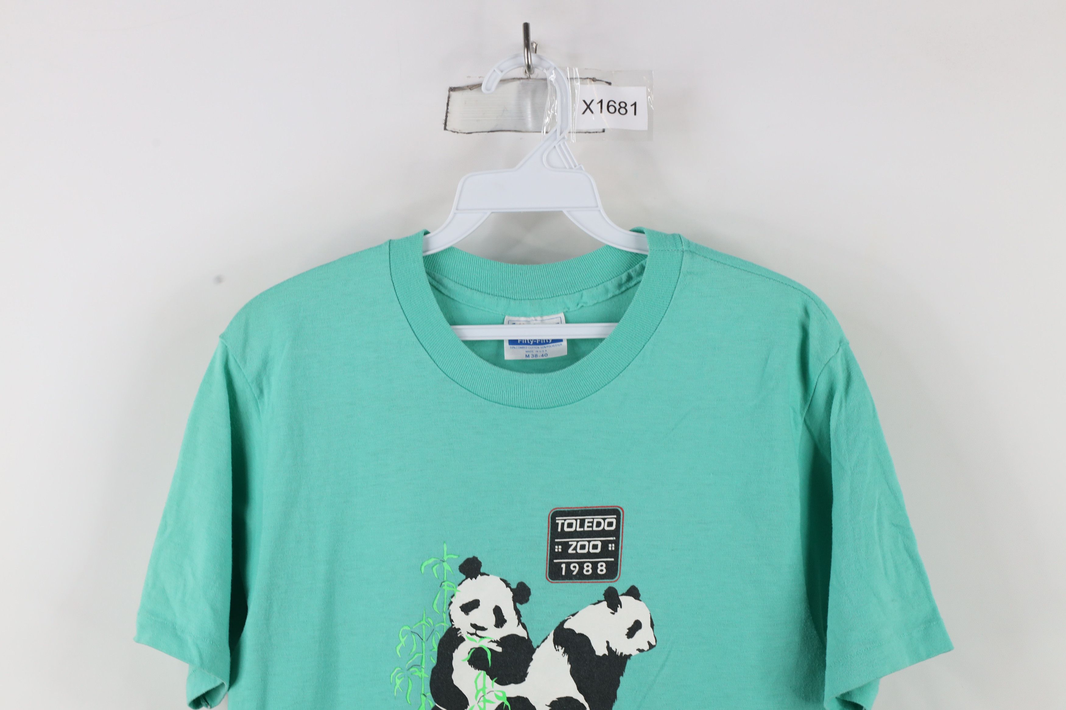 Vintage Vintage 80s Streetwear Toledo Zoo Short Sleeve T-Shirt USA Size US M / EU 48-50 / 2 - 2 Thumbnail
