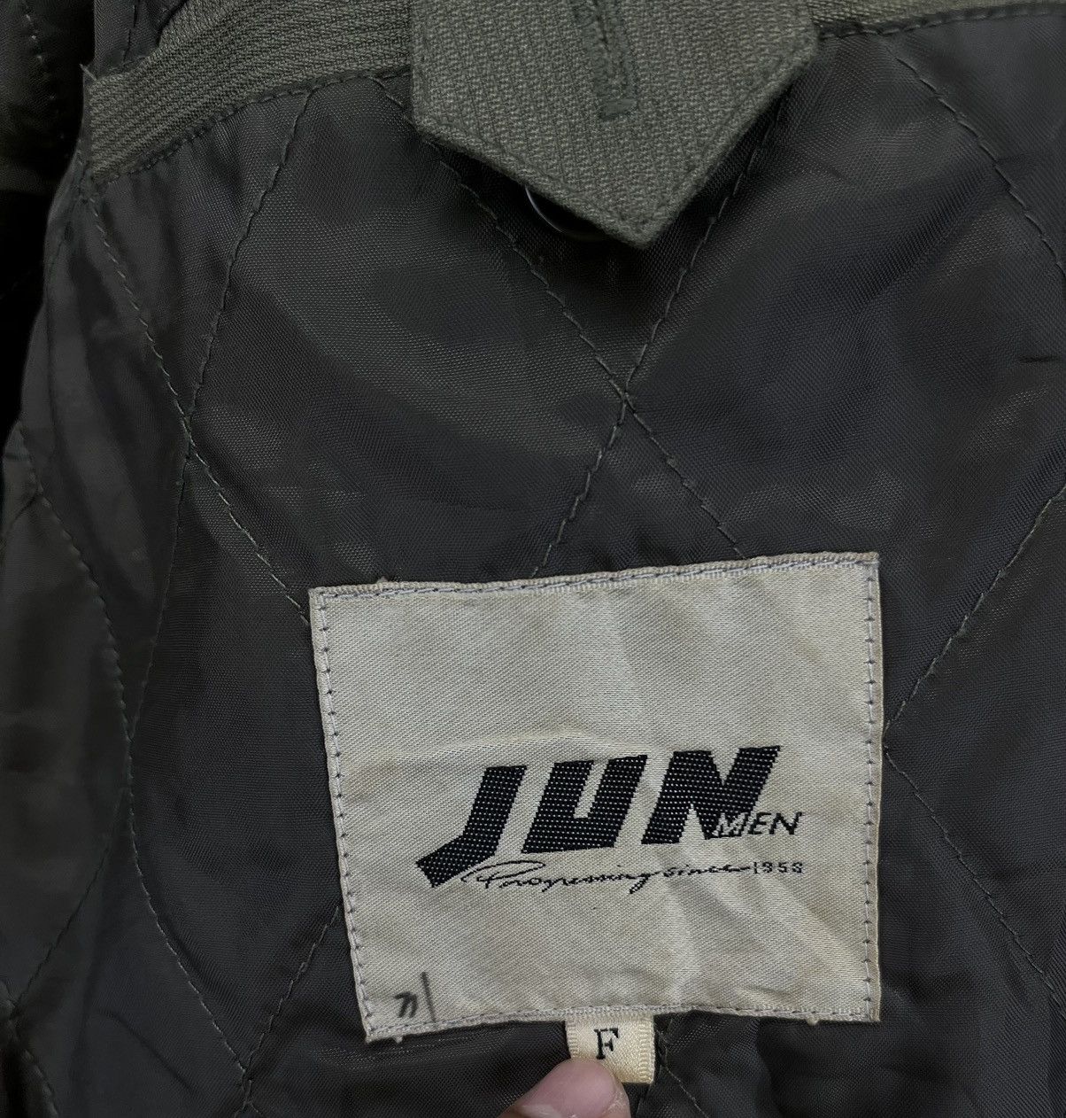 Japanese Brand × Vintage Vintage Jun Men Japanese Trashed Jacket Size US L / EU 52-54 / 3 - 12 Thumbnail