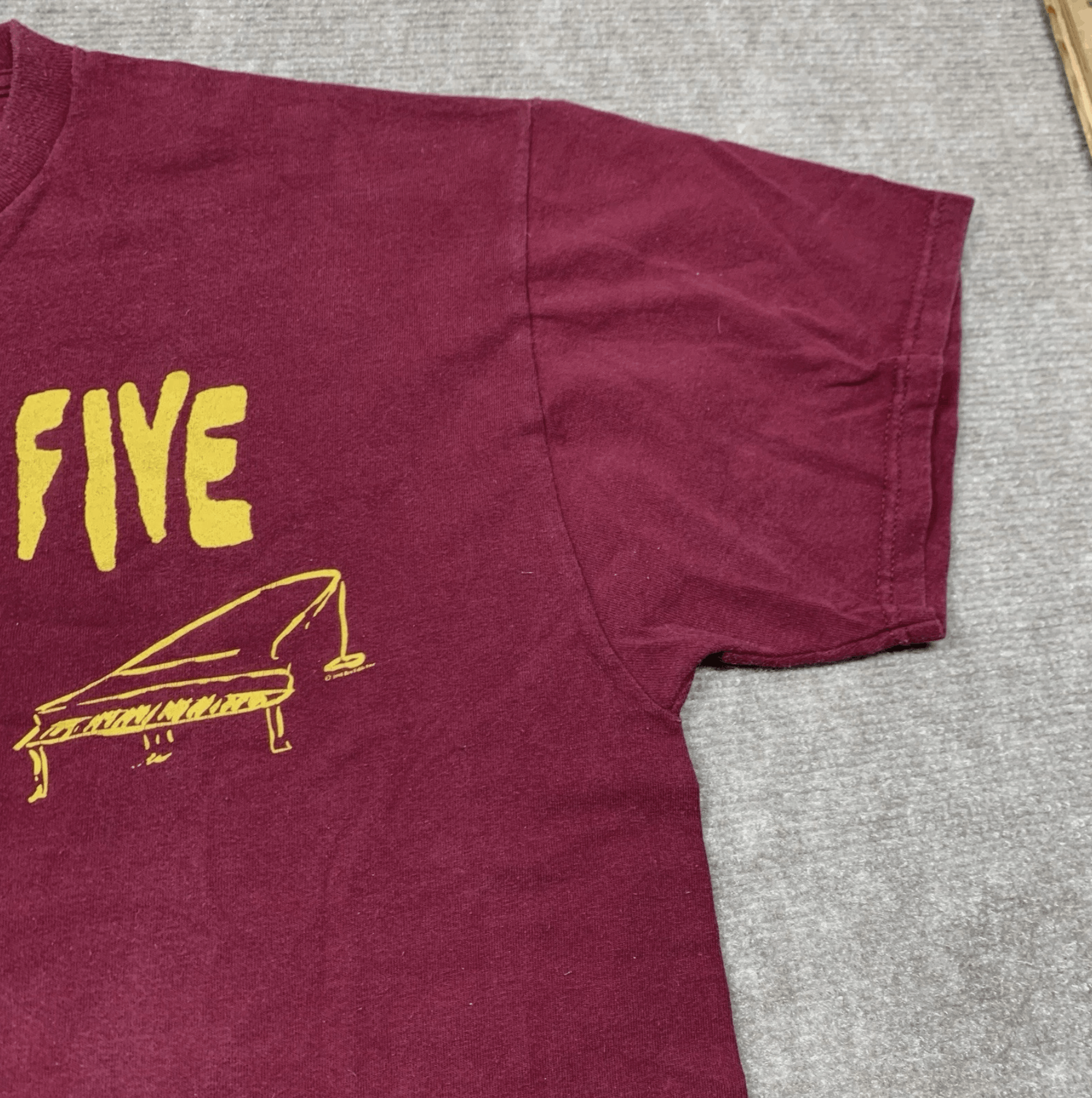 Fruit Of The Loom Ben Folds Five Kiss My A** Music Band Shirt XL Red Vintage Size US XL / EU 56 / 4 - 4 Thumbnail