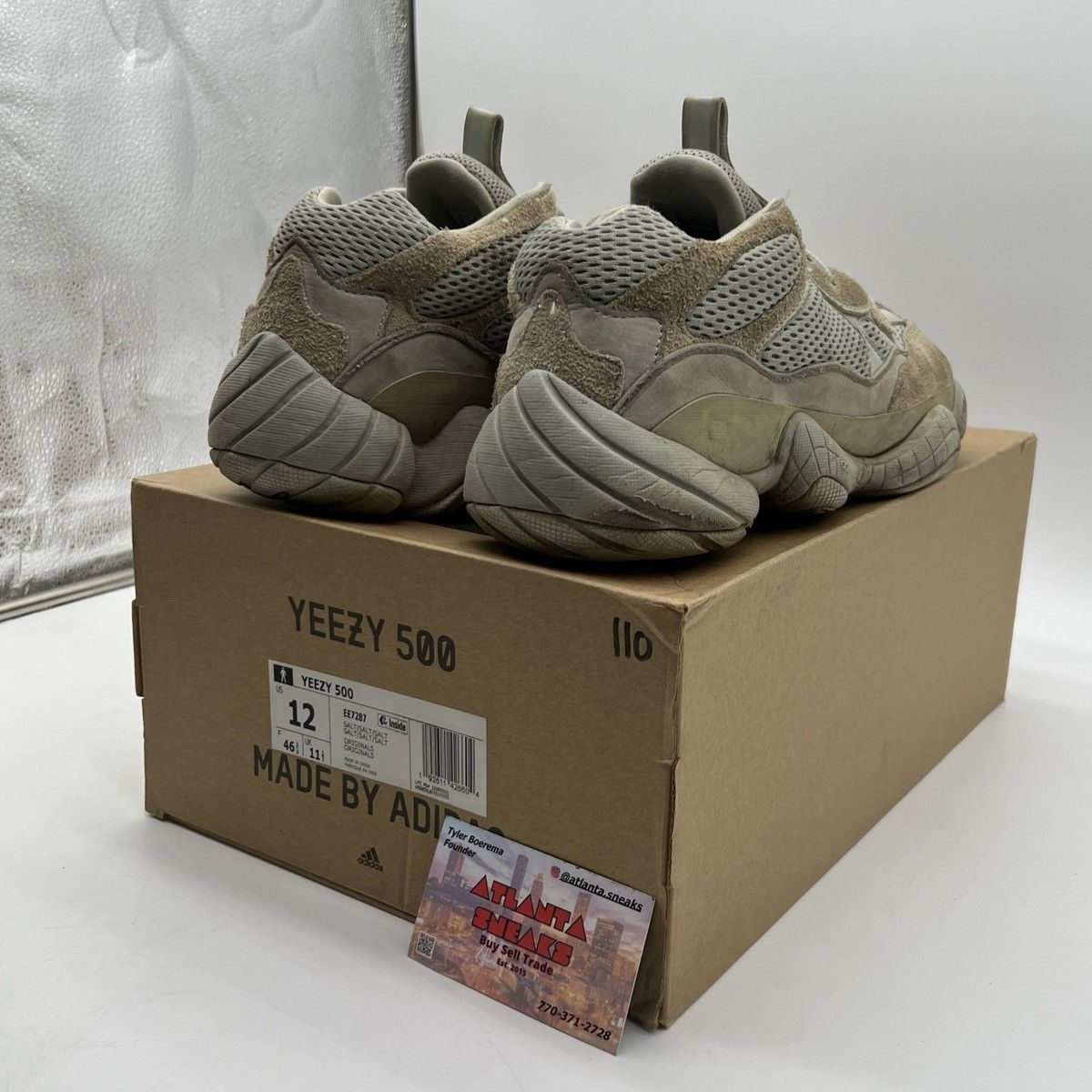 Adidas Yeezy 500 salt Size US 12 / EU 45 - 5 Thumbnail