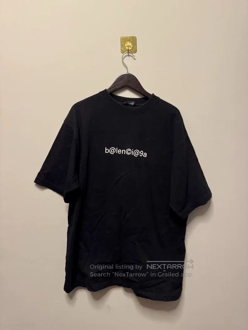 Balenciaga Balenciaga Black mailbox symbol logo short-sleeve T-shirt Size US XS / EU 42 / 0 - 1 Thumbnail