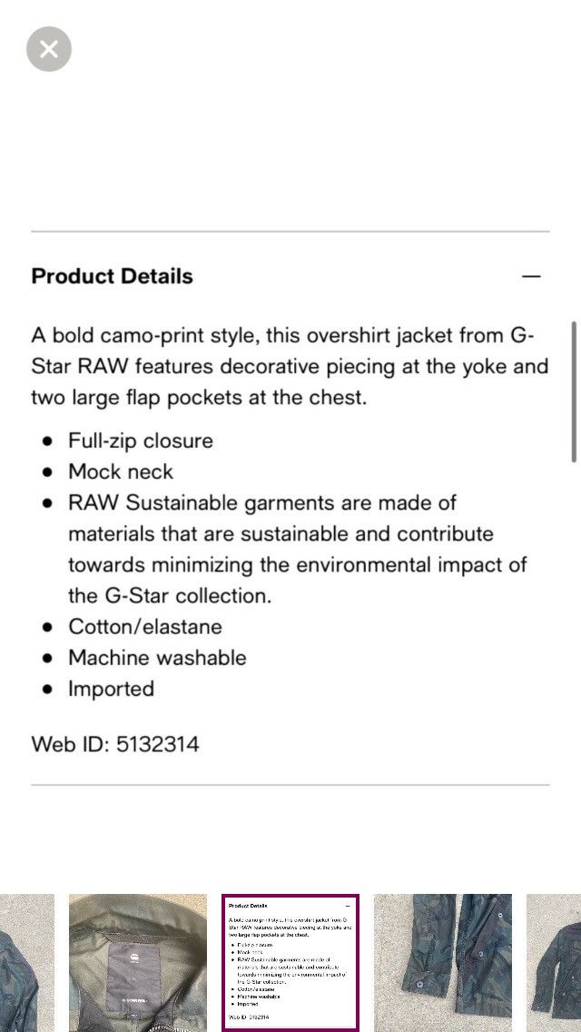 G-Star G-Star Raw Camo Jacket XL Size US XL / EU 56 / 4 - 9 Thumbnail