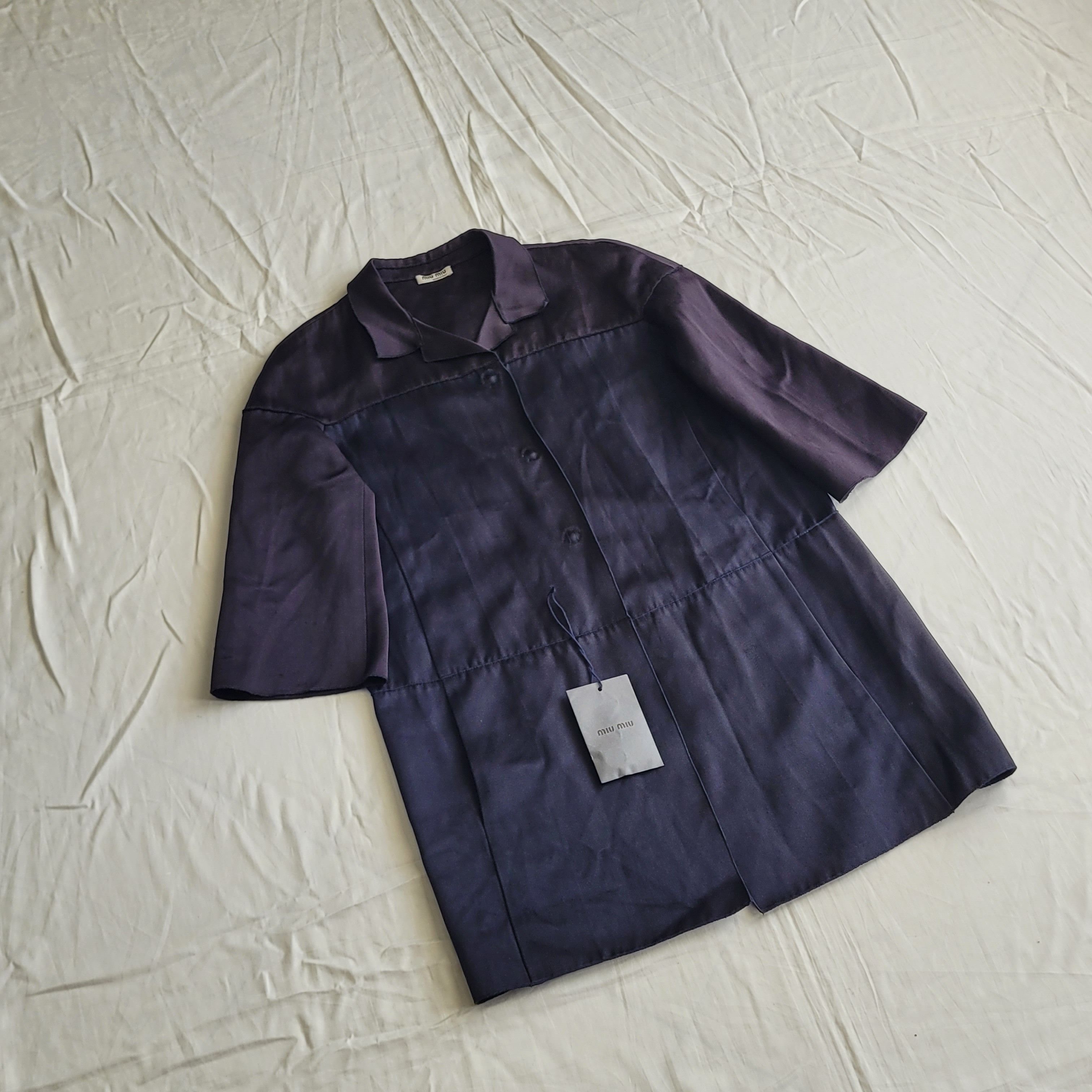 Miu Miu Miu Miu 2007 silk satin jacket Size S / US 4 / IT 40 - 3 Thumbnail