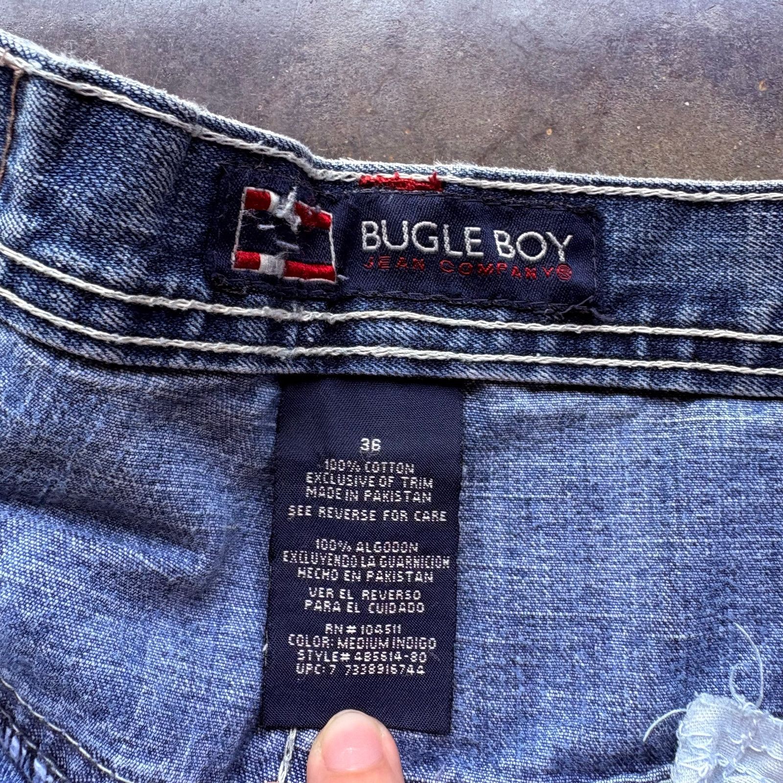 Bugle Boy Crazy Vintage Baggy Bugle Boy Jorts Size US 36 / EU 52 - 3 Thumbnail