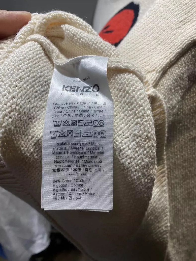 Kenzo KENZO White sweater Size XS / US 0-2 / IT 36-38 - 4 Thumbnail