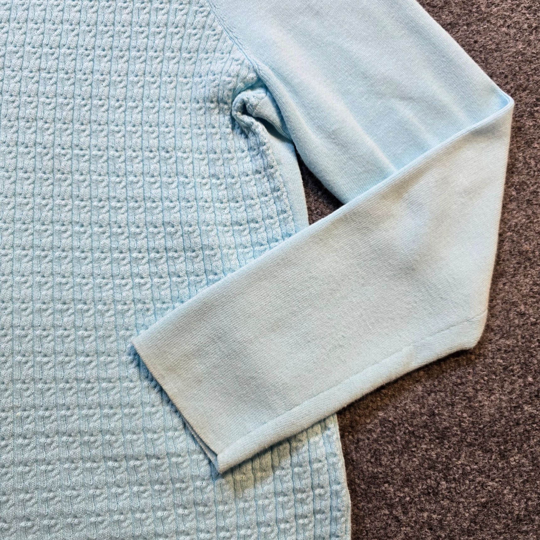 Talbots Talbots Sweater Women Size XL Blue Knit Long Sleeve Stretch Round Neck Casual Size XL / US 12-14 / IT 48-50 - 4 Thumbnail