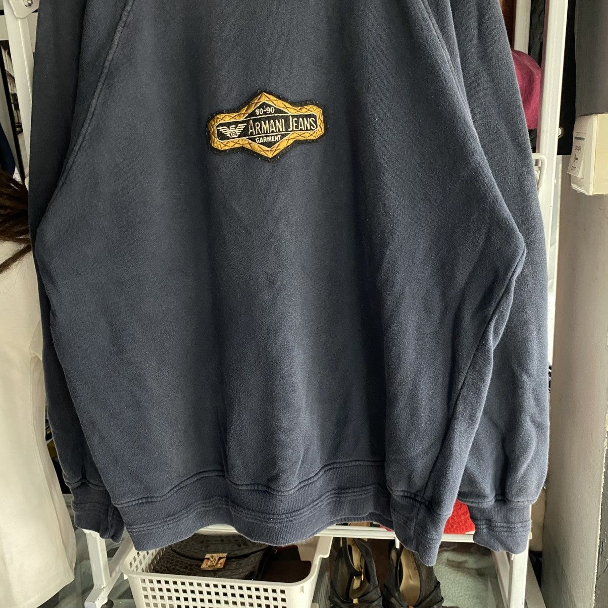 Giorgio Armani Giorgio Armani jeans vintage patches centre logo sweatshirt Size US M / EU 48-50 / 2 - 4 Thumbnail