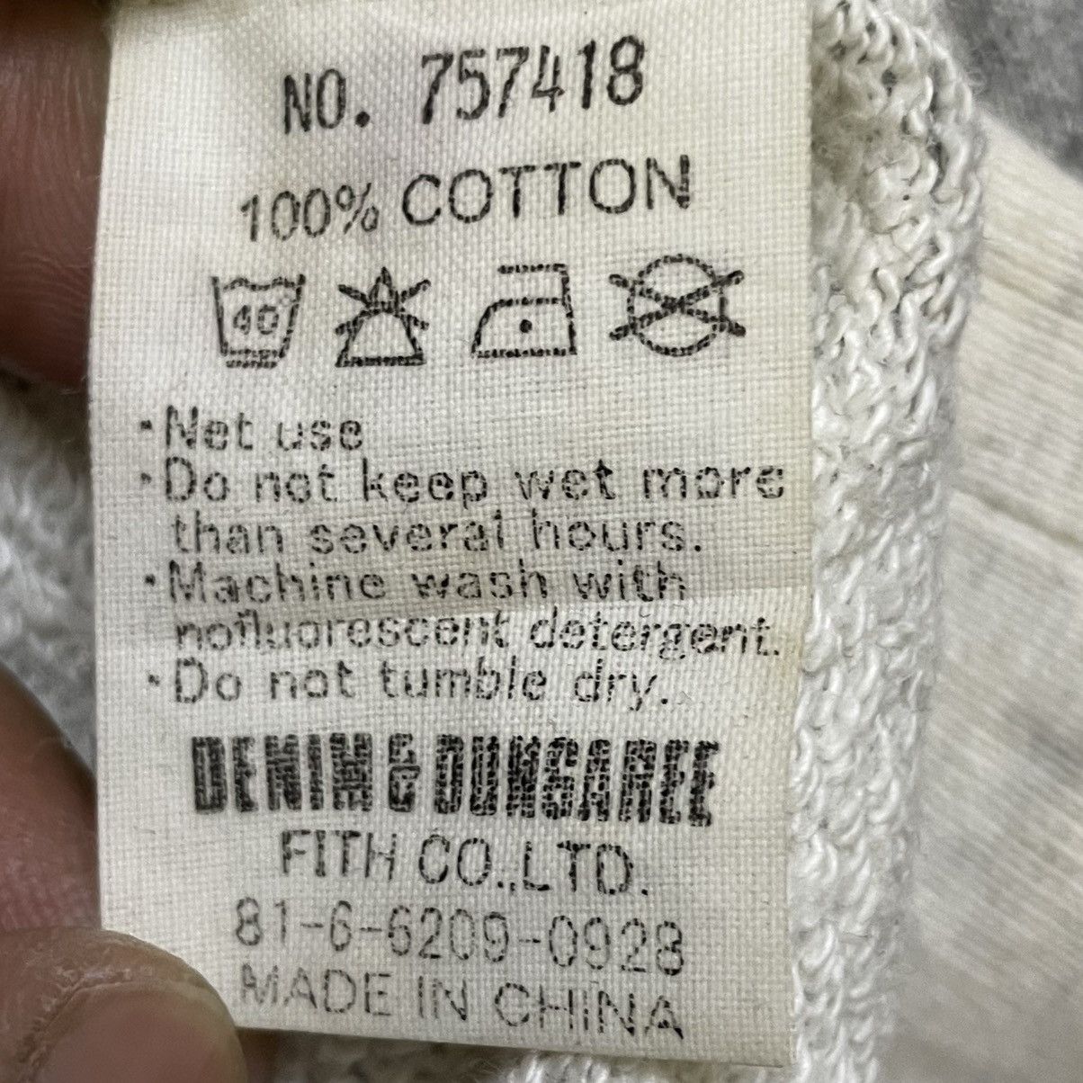 Japanese Brand Vintage Denim Dungaree Large 150cm CAMP WALLACE BUDIES Size US XS / EU 42 / 0 - 8 Thumbnail