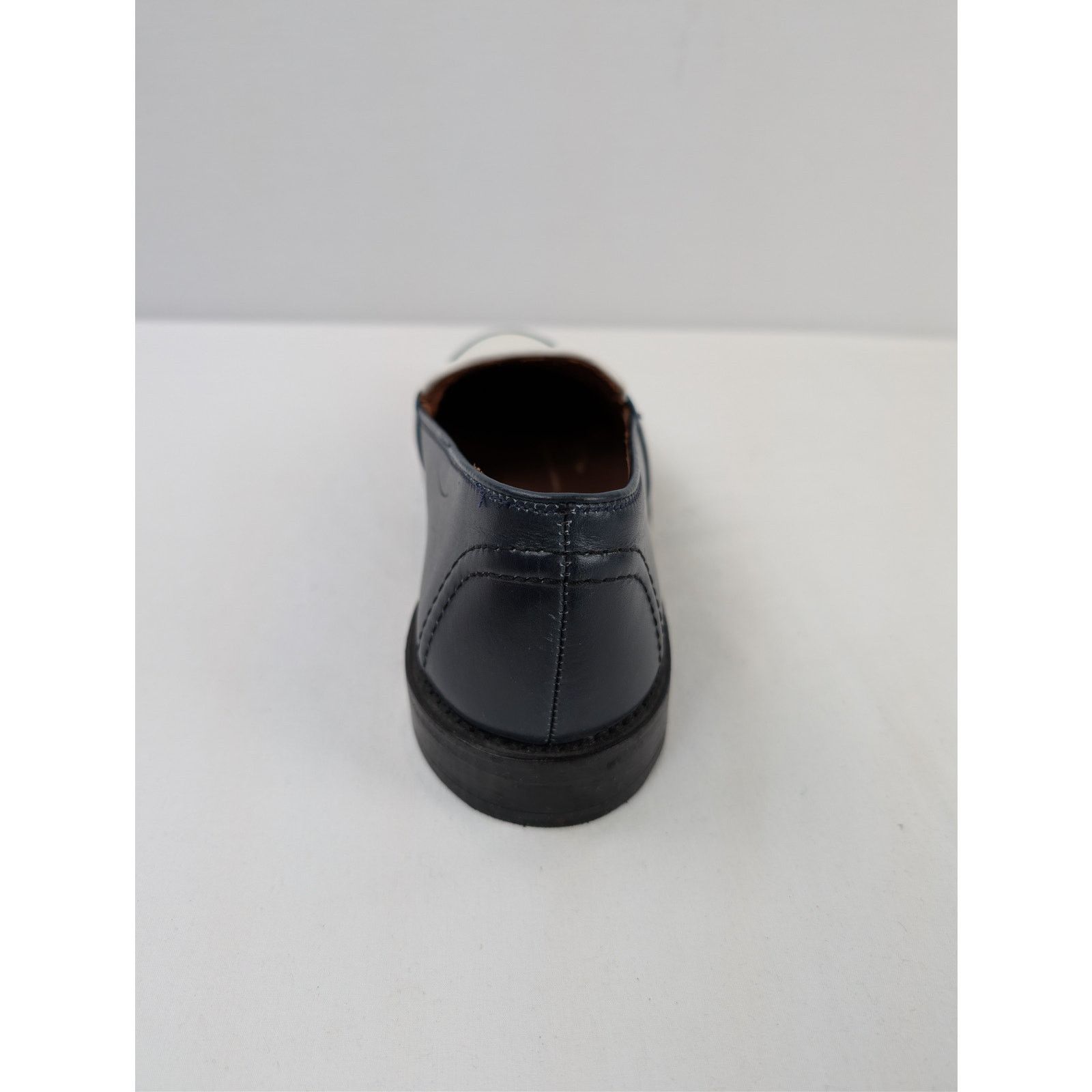 Allen Edmonds o1rshd1 CC20 calfskin leather penny loafer in navy and white Size US 10 / EU 43 - 14 Thumbnail