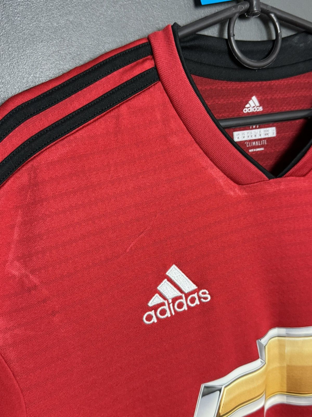 Adidas Manchester United 18/19 Home Football Jersey T-Shirt Size US M / EU 48-50 / 2 - 6 Thumbnail