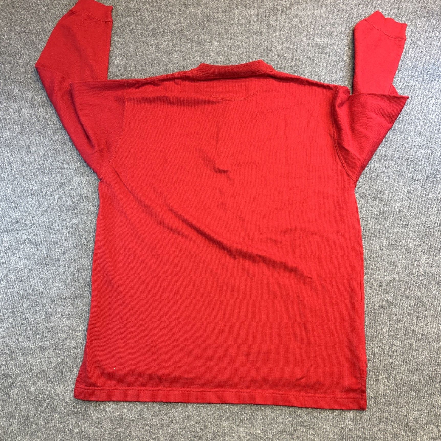Chaps VINTAGE Chaps Ralph Lauren Henley Waffle Long Sleeve Shirt Men’s Medium Red Mens Size US M / EU 48-50 / 2 - 5 Thumbnail