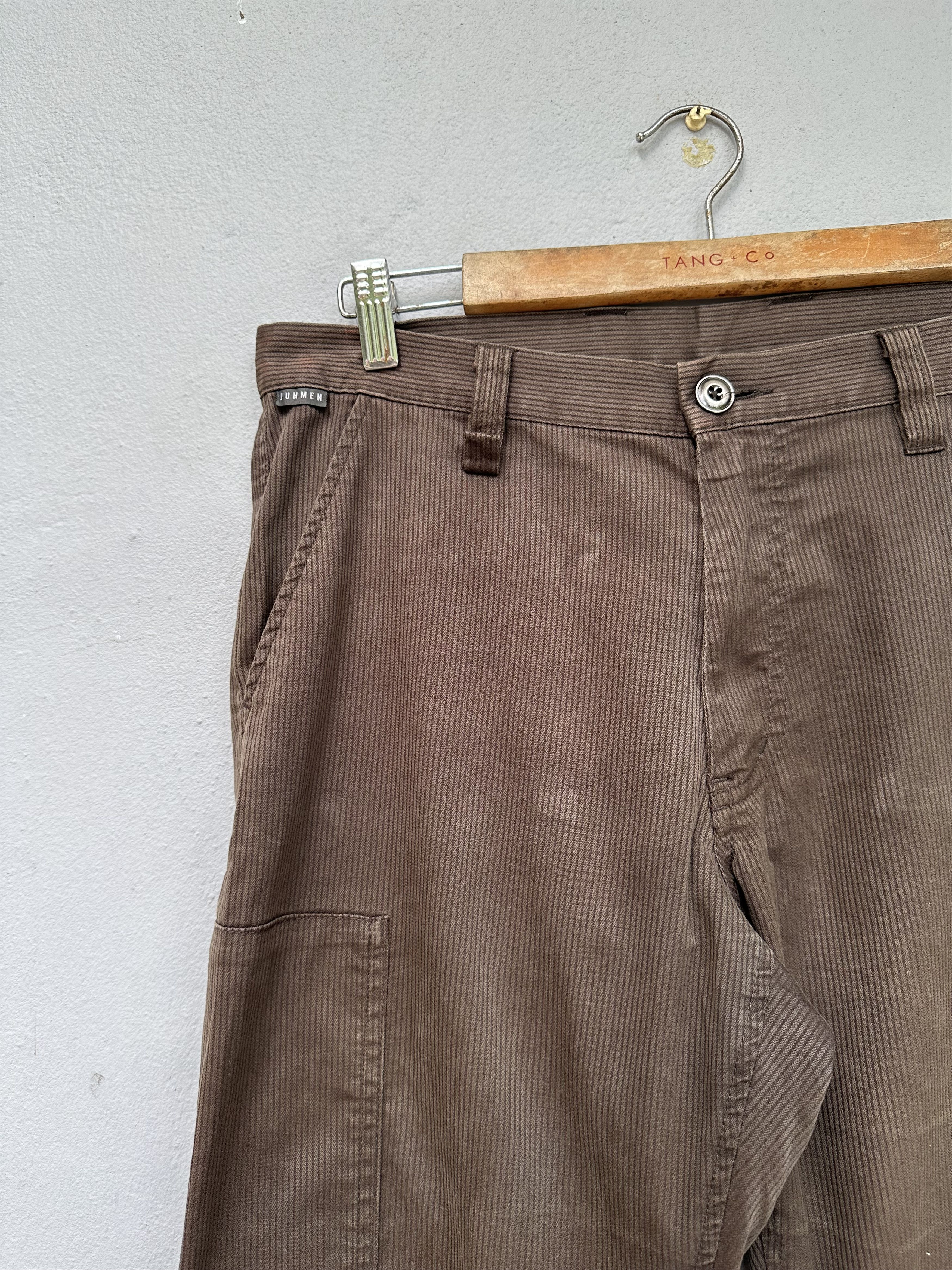 JUN MEN Vintage Japanese Brand Jun Men Stripe Trouser Pant Size US 32 / EU 48 - 5 Thumbnail