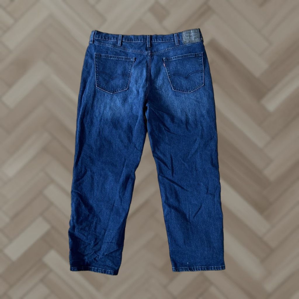 Levi's Levi's 550 Jeans Blue Denim Relaxed Fit 42x30 Mens Regular Denim Jeans Belt Loops 5-Pocket Men's Jeans Blue 550 Relaxed Fit Size US 42 / EU 58 - 1 Thumbnail