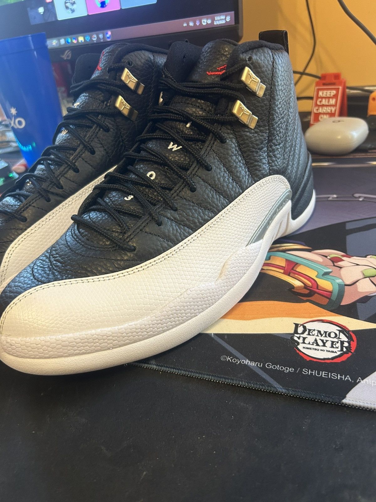 Nike Jordan 12 playoffs BRAND NEW Size US 10.5 / EU 43-44 - 3 Thumbnail
