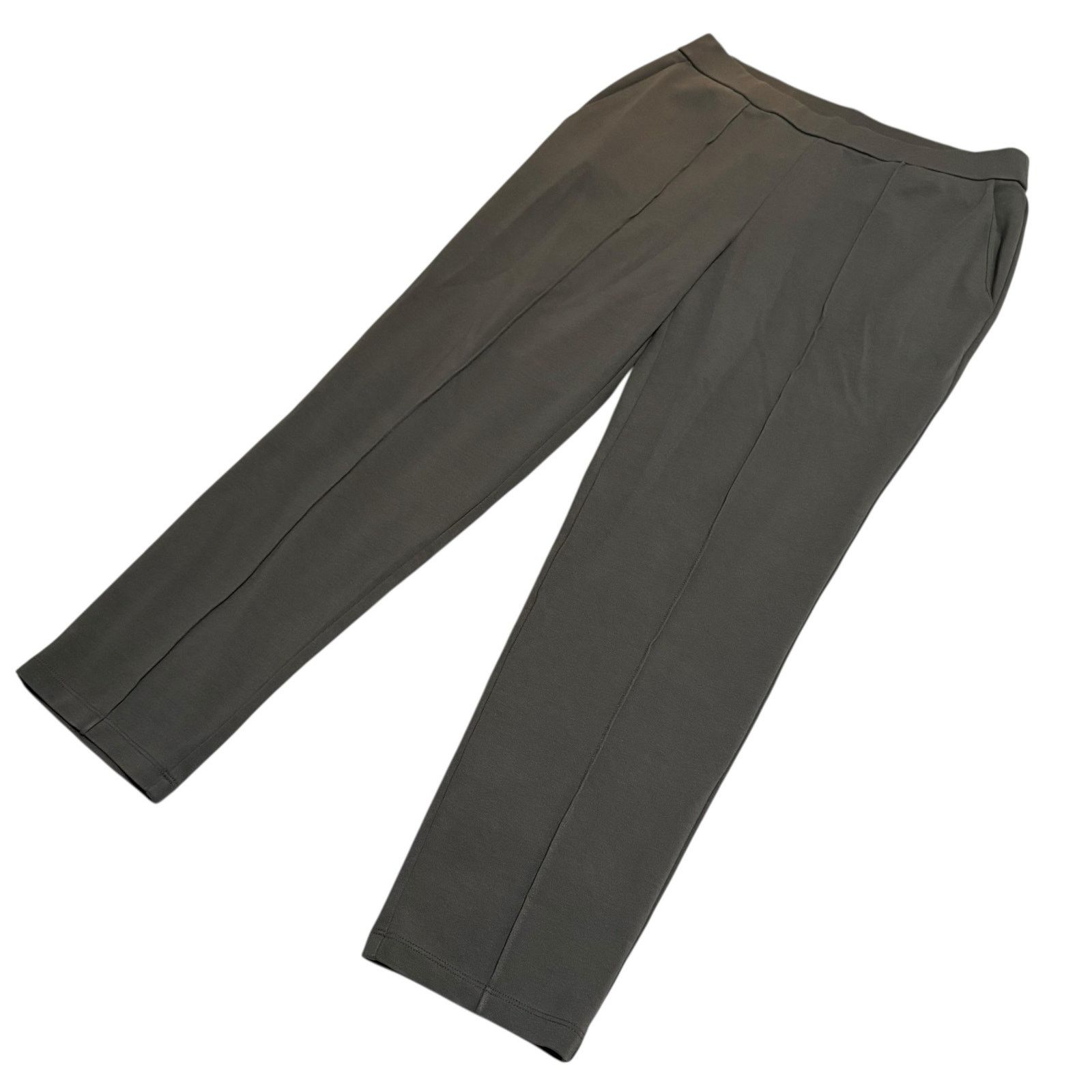 Eileen Fisher Eileen Fisher Washable Flex Ponte Pintuck Pants Grove PS Size 30" / US 8 / IT 44 - 7 Thumbnail