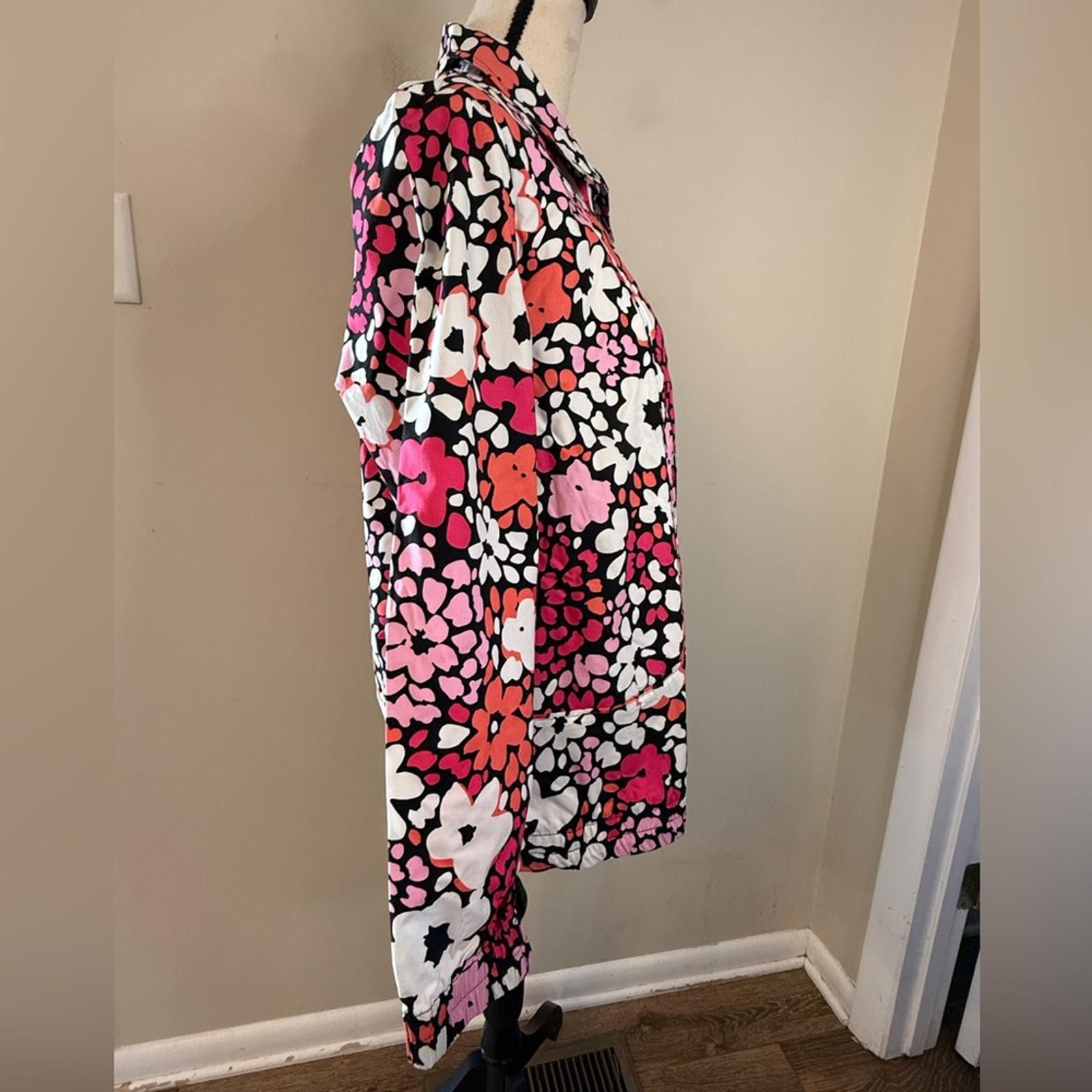 Other Koret floral lightweight jacket black orange pink white SZ M Size M / US 6-8 / IT 42-44 - 2 Thumbnail