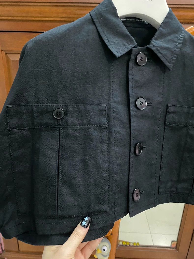 Y's Y's size 1 Cotton and linen jacket Size S / US 4 / IT 40 - 3 Thumbnail