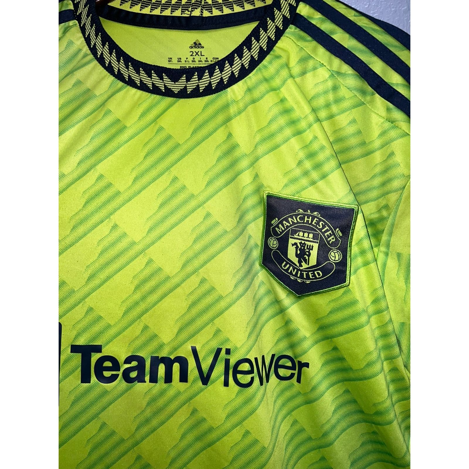 Adidas Adidas Manchester United Jersey Green Aeroready Carson FC XL Size US XL / EU 56 / 4 - 3 Thumbnail