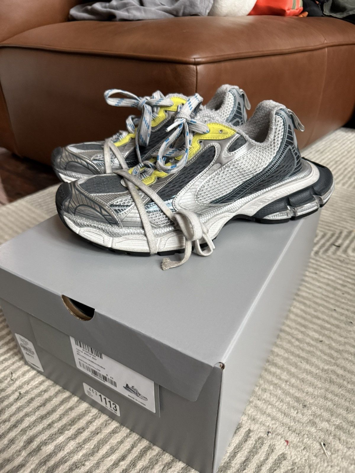 BALENCIAGA bouncer defender グレー Balenciaga Defender Sneaker 'Grey' 685613W2RA61200