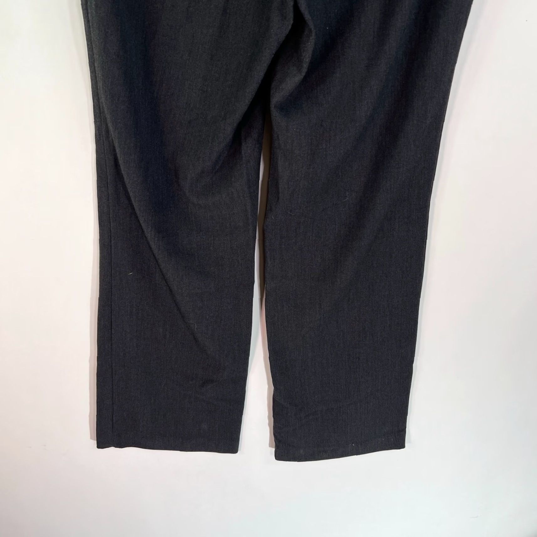 Apt. 9 Apt 9 Flat Front Woven Dress Pants Women's Size 9L Dark Gray Size 30" / US 8 / IT 44 - 6 Thumbnail