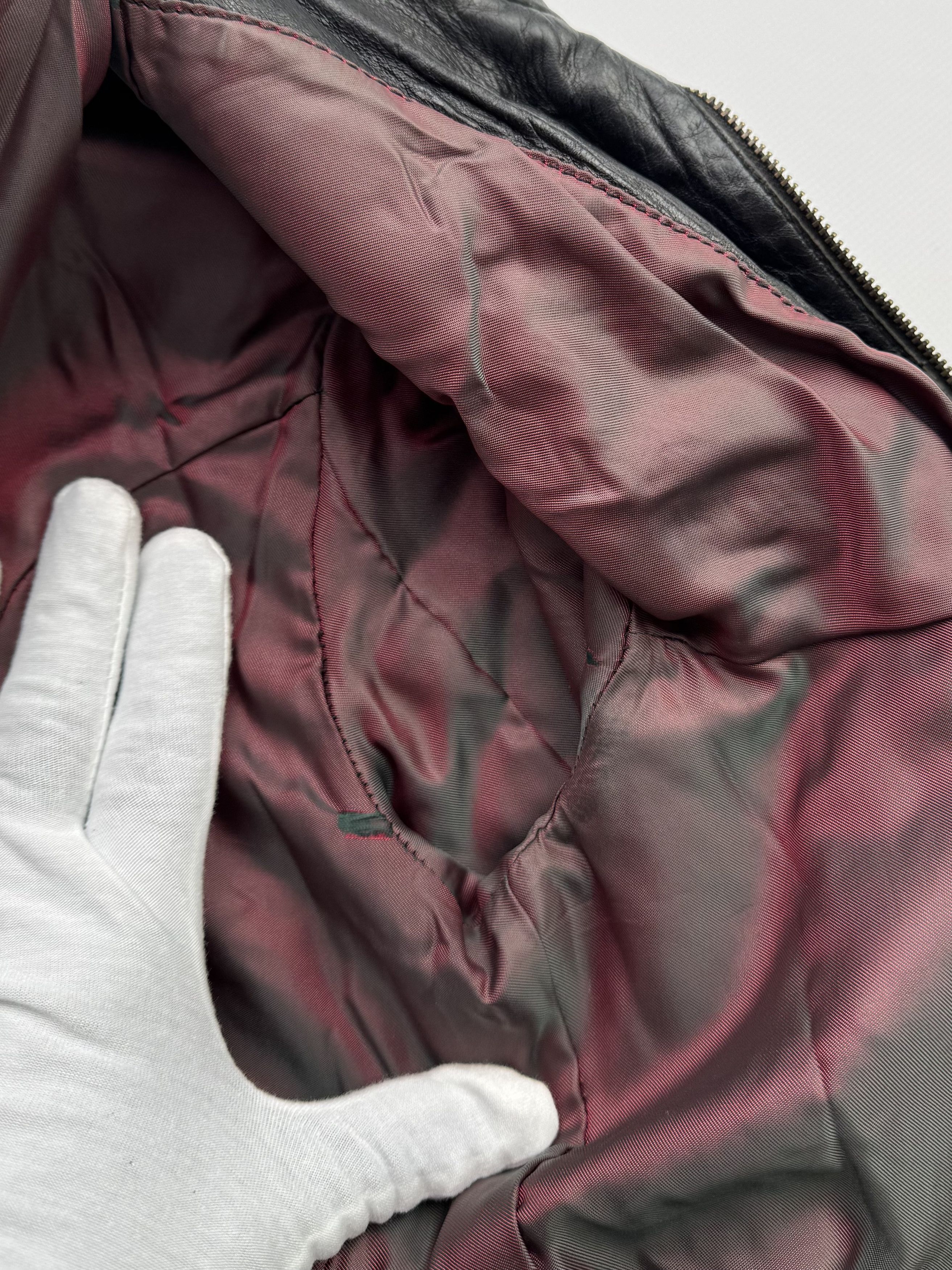 Japanese Brand Vintage Cropped Leather Jacket B416(V175) Size S / US 4 / IT 40 - 11 Thumbnail