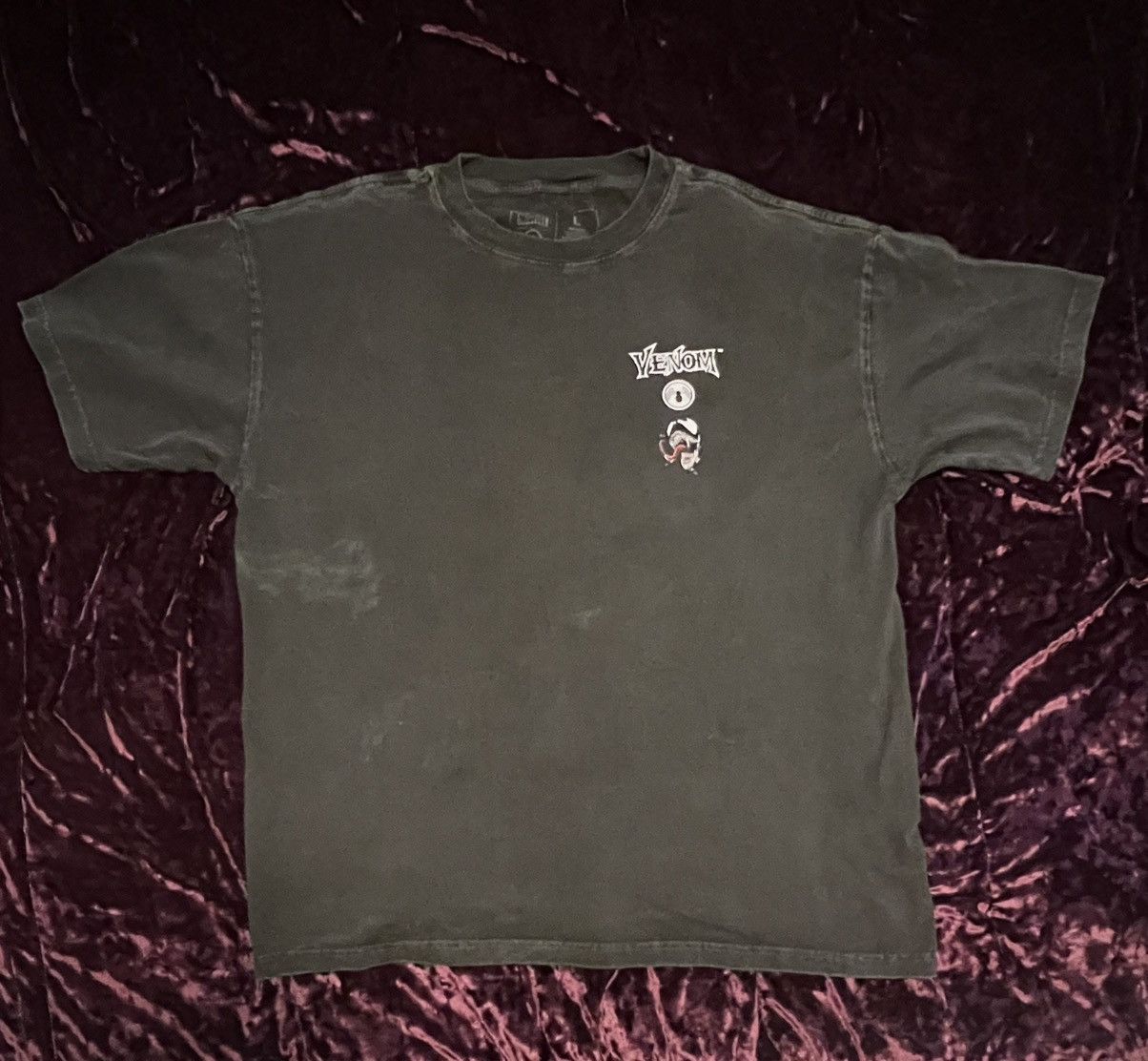 Other CVLA Marvel Venom black wash cotton t-shirt Men Size L Size US L / EU 52-54 / 3 - 3 Thumbnail
