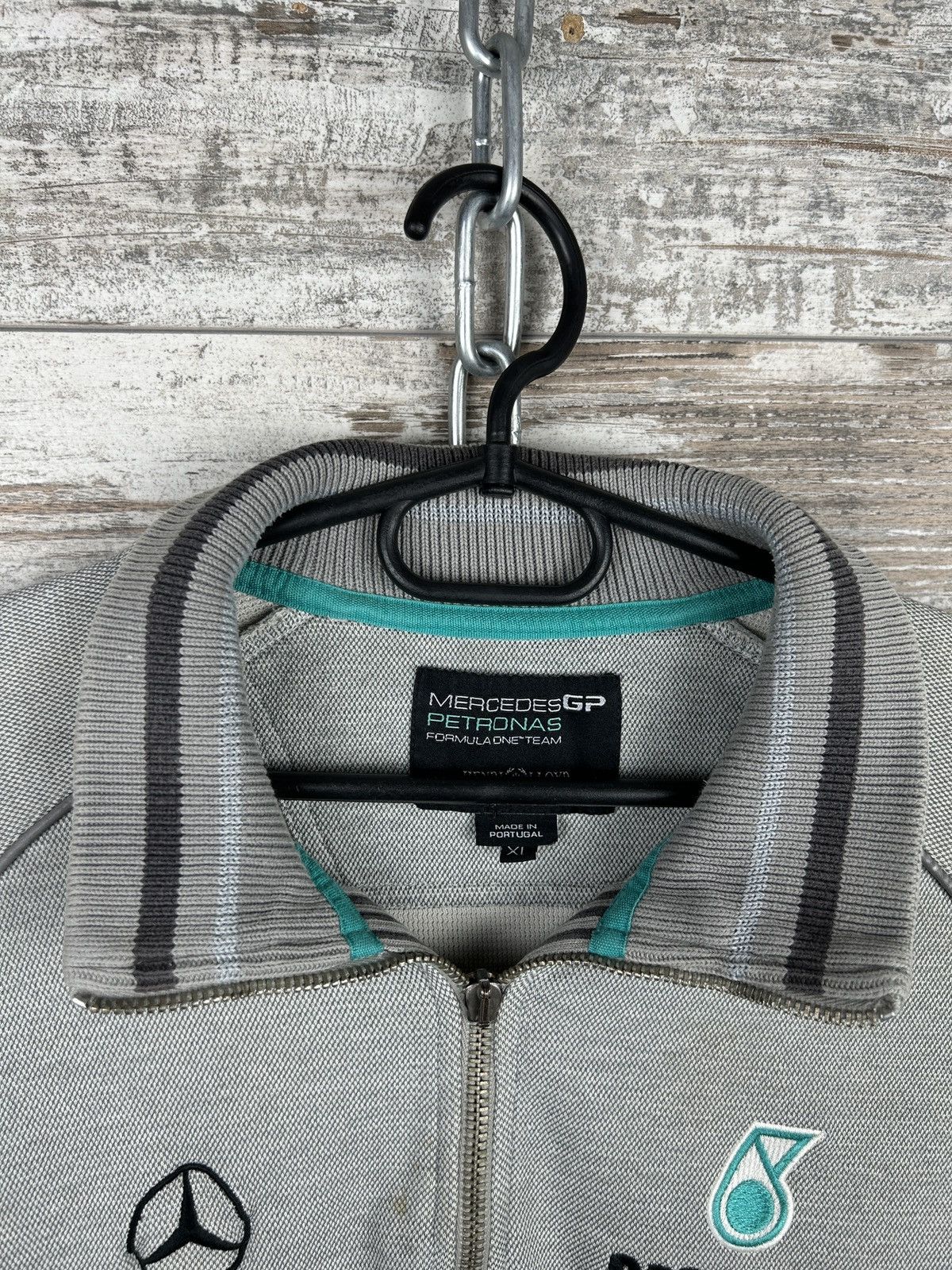 Mercedes-Benz × Vintage Mens Vintage Distressed Mercedes 1/3 zip sweatshirt rare y2k Size US XL / EU 56 / 4 - 5 Thumbnail