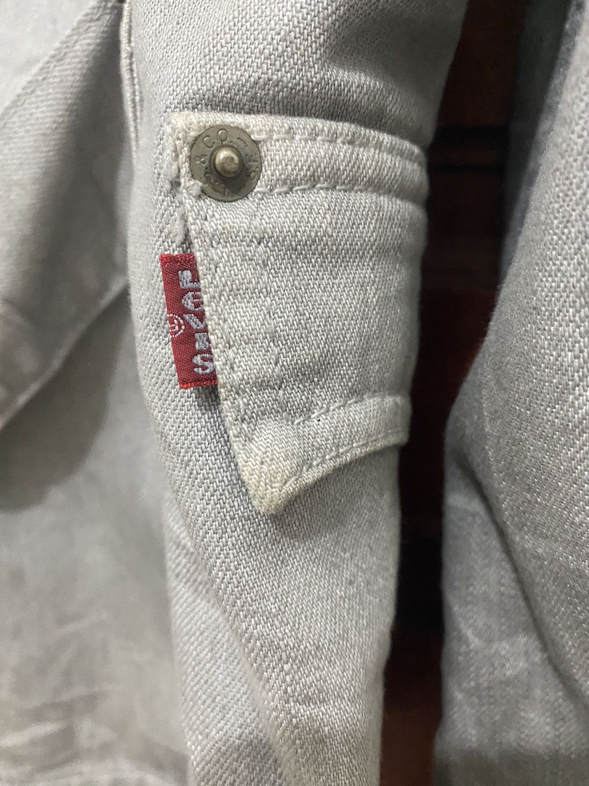 Levi's × Levi's Made & Crafted × Vintage Levi’s Denim Cropped Jacket Made Japan Size M / US 6-8 / IT 42-44 - 6 Thumbnail