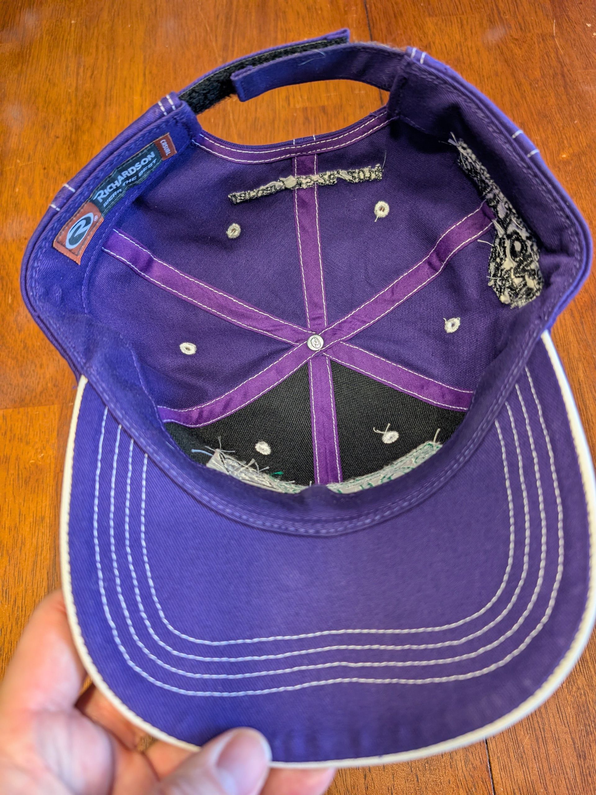 Richardson 2014 Rolex Daytona 24 HR Purple Embroidered Strapback Hat Size ONE SIZE - 4 Thumbnail