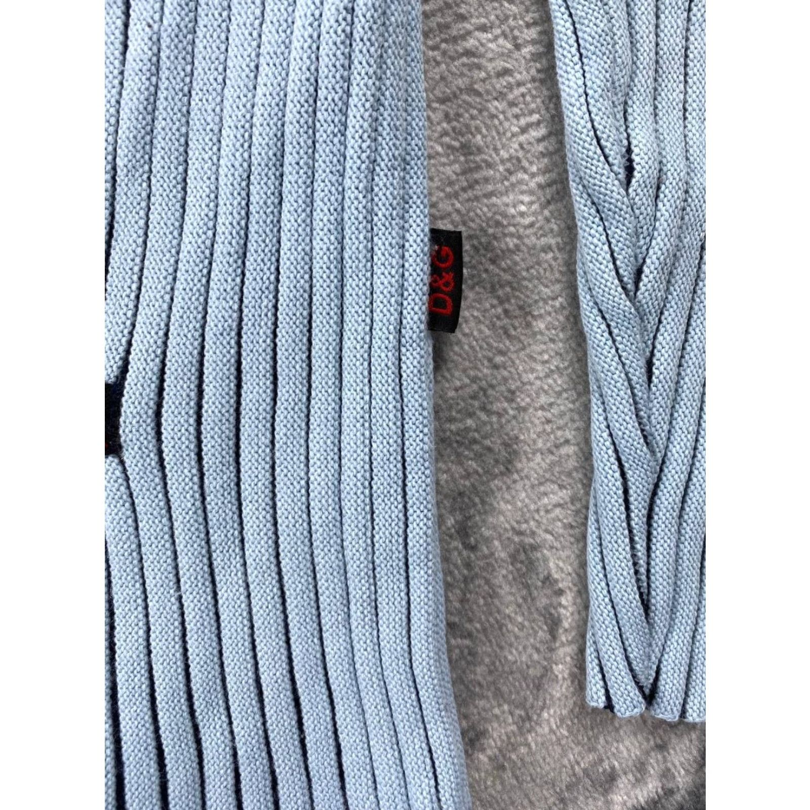 Dolce & Gabbana Dolce&Gabbana Sweater Knit Full Zip Men 2XL Blue Vintage No Ribbed 00s Y2K Logo Size US XXL / EU 58 / 5 - 5 Thumbnail