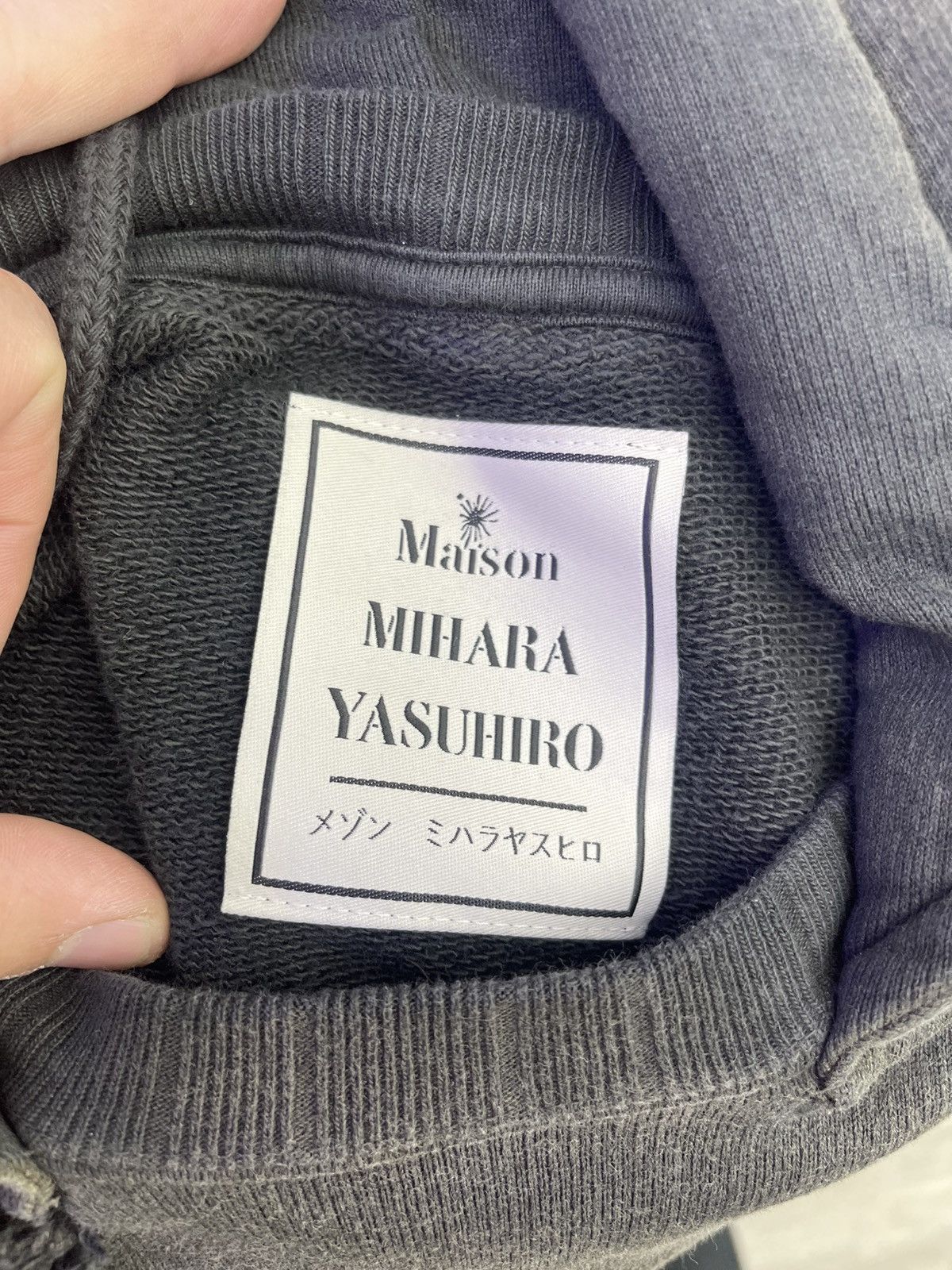 Maison MIHARA YASUHIRO Maison Mihara multi logo hoodie black Size US XL / EU 56 / 4 - 4 Thumbnail