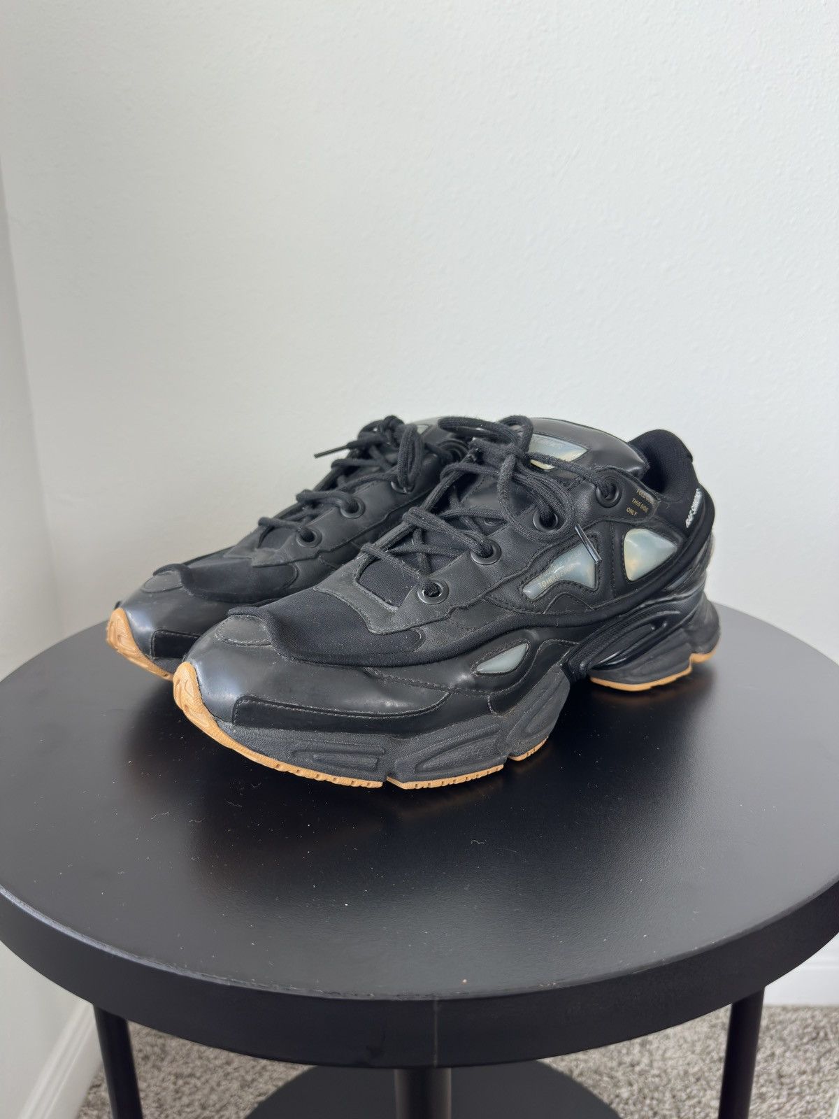 Adidas × Raf Simons Raf Simons Ozweego Core Black Silver Metallic 