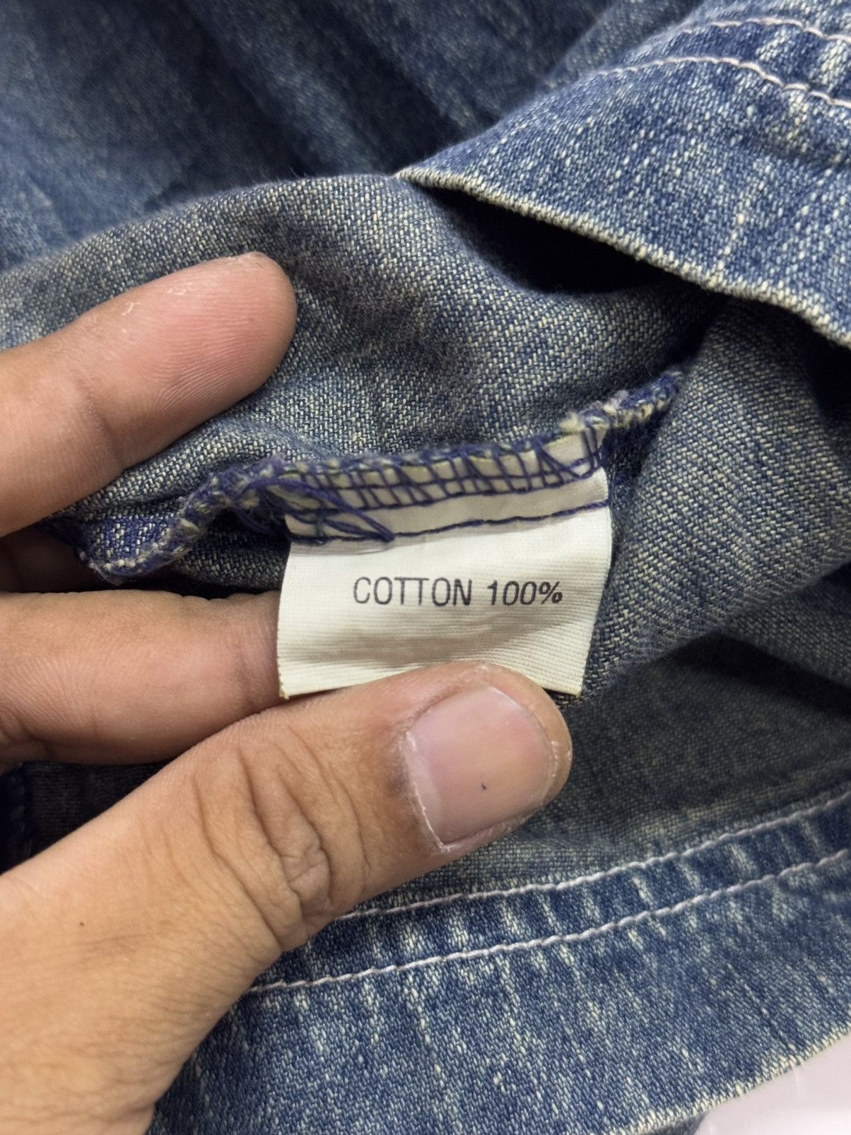 Vintage Vintage Genuine Idot Pullover Denim Size US M / EU 48-50 / 2 - 9 Thumbnail