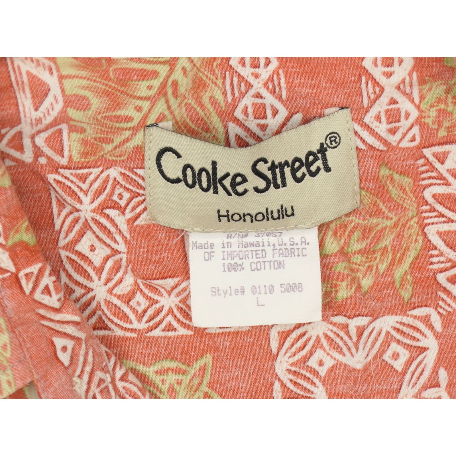 Other Cooke Street Reverse Print Pullover Hawaiian Aloha Shirt L Size US L / EU 52-54 / 3 - 5 Thumbnail