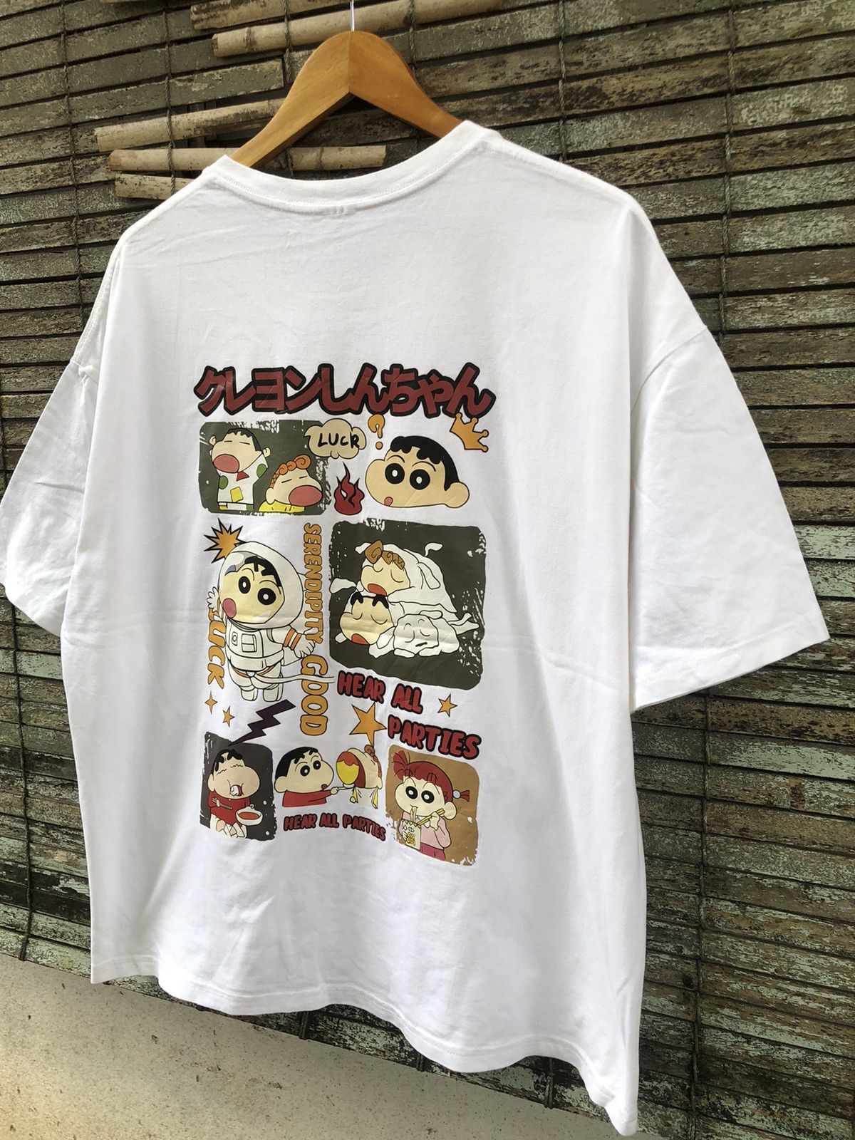 Anime × Japanese Brand × Vintage Vintage Japanese Anime Crayon Shinchan Backhit Tshirt Size US XL / EU 56 / 4 - 2 Thumbnail