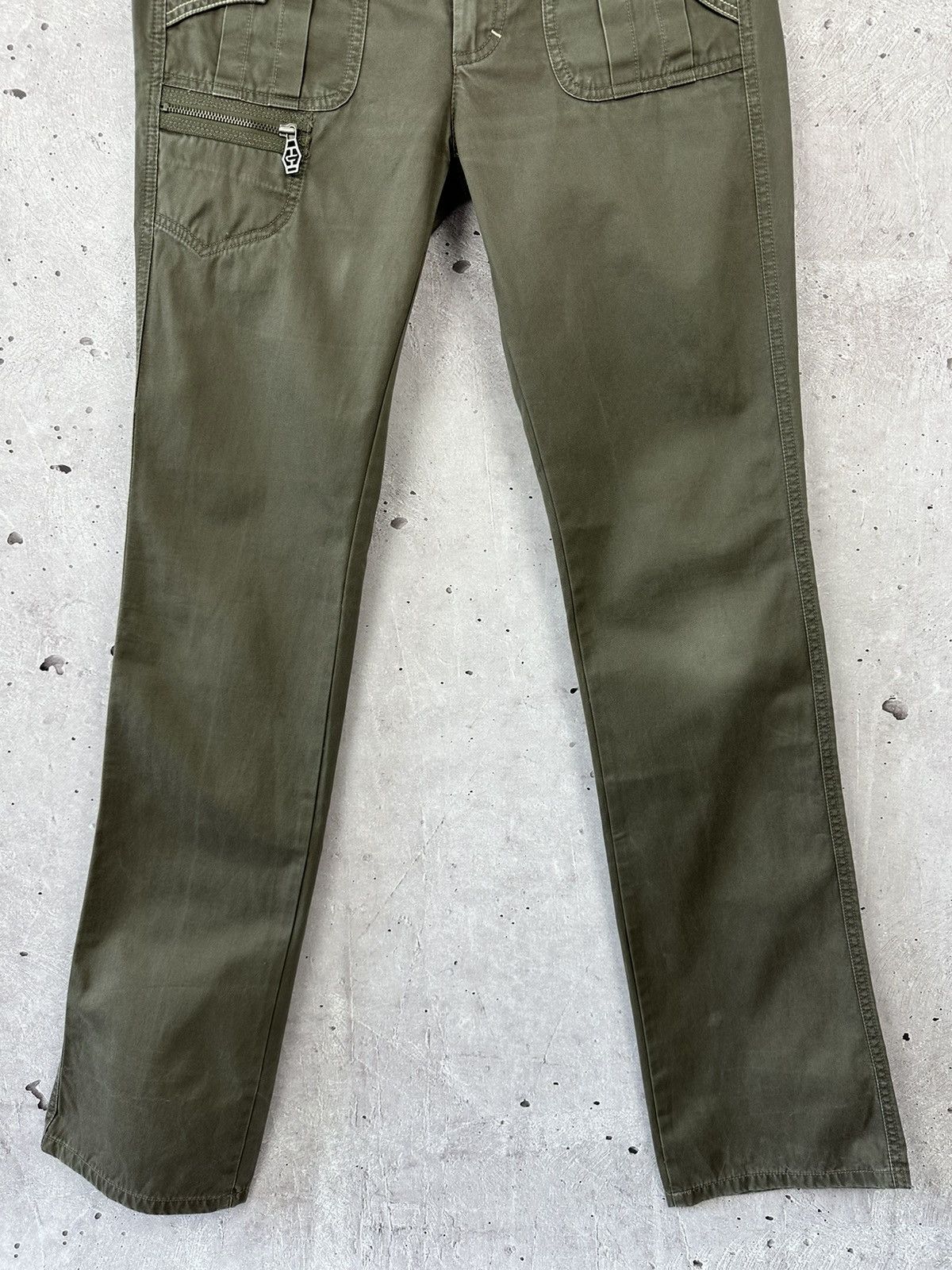 Diesel × If Six Was Nine × Vintage Y2K Diesel Vintage Khaki Cotton Women’s Pants Size 28" / US 6 / IT 42 - 3 Thumbnail