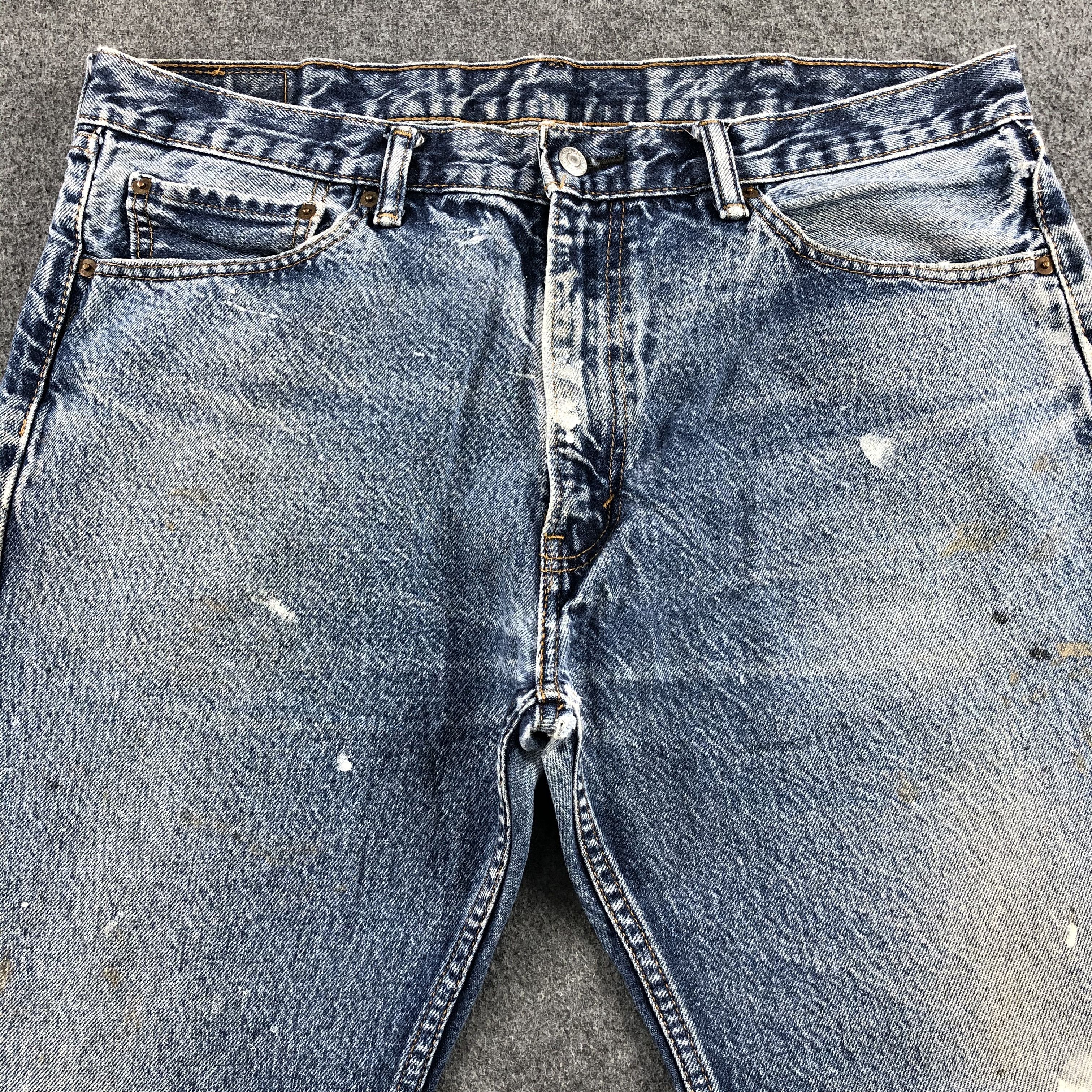 Levi's Vintage Blue Wash Levis 505 Jeans-J1542 Size US 38 / EU 54 - 3 Thumbnail